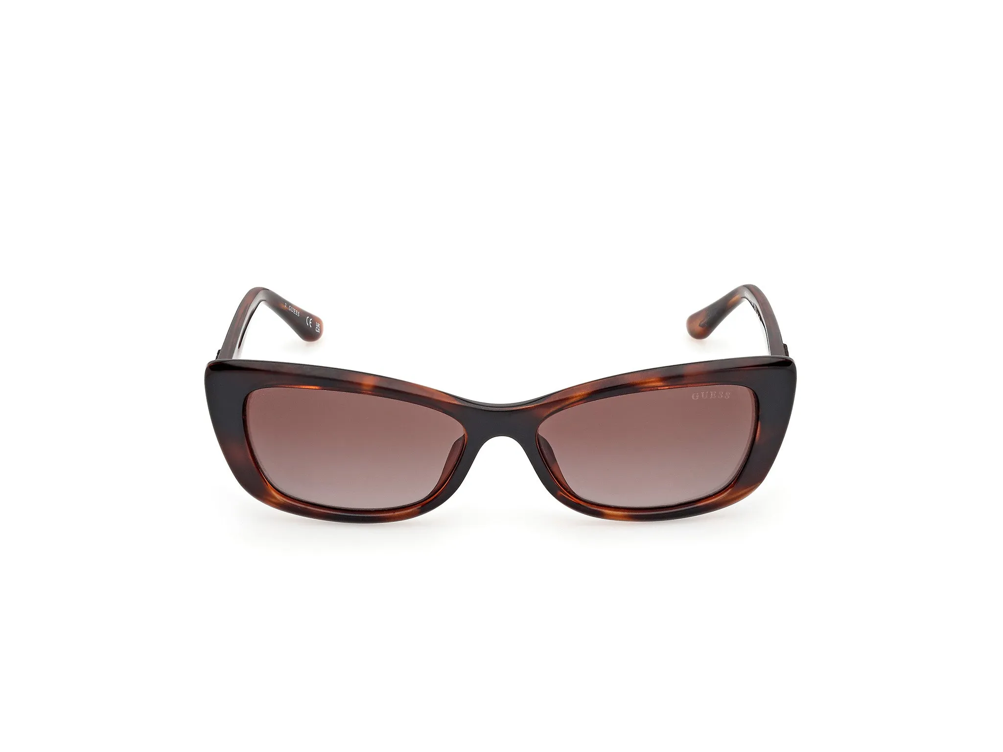 Guess GU00156-H 52F Occhiali da sole Iniettato Havana Marrone Squadrata Normale Sfumato - immagine 2