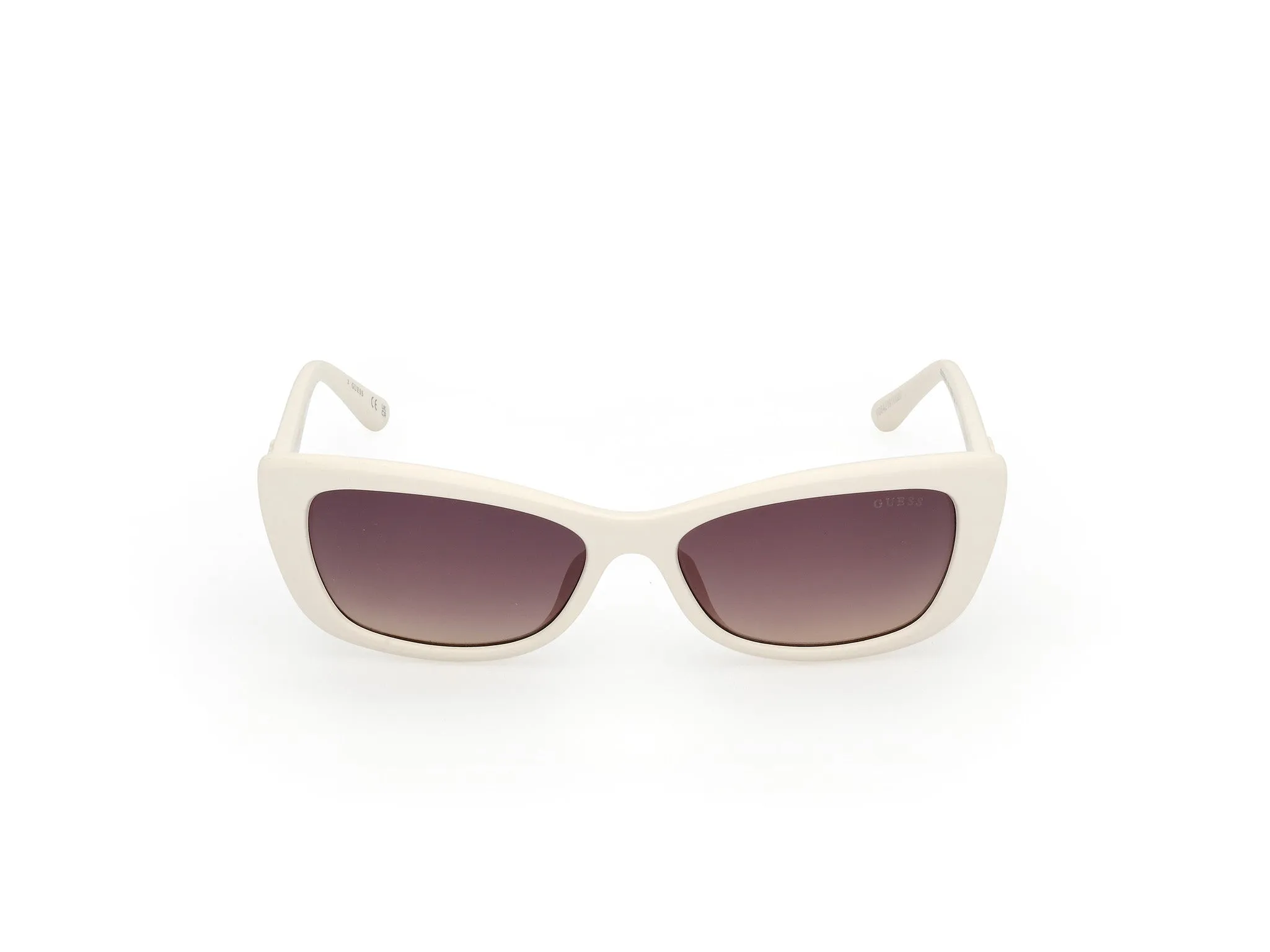 Guess GU00156-H 21B Occhiali da sole Iniettato Bianco Fumo Squadrata Normale - immagine 2
