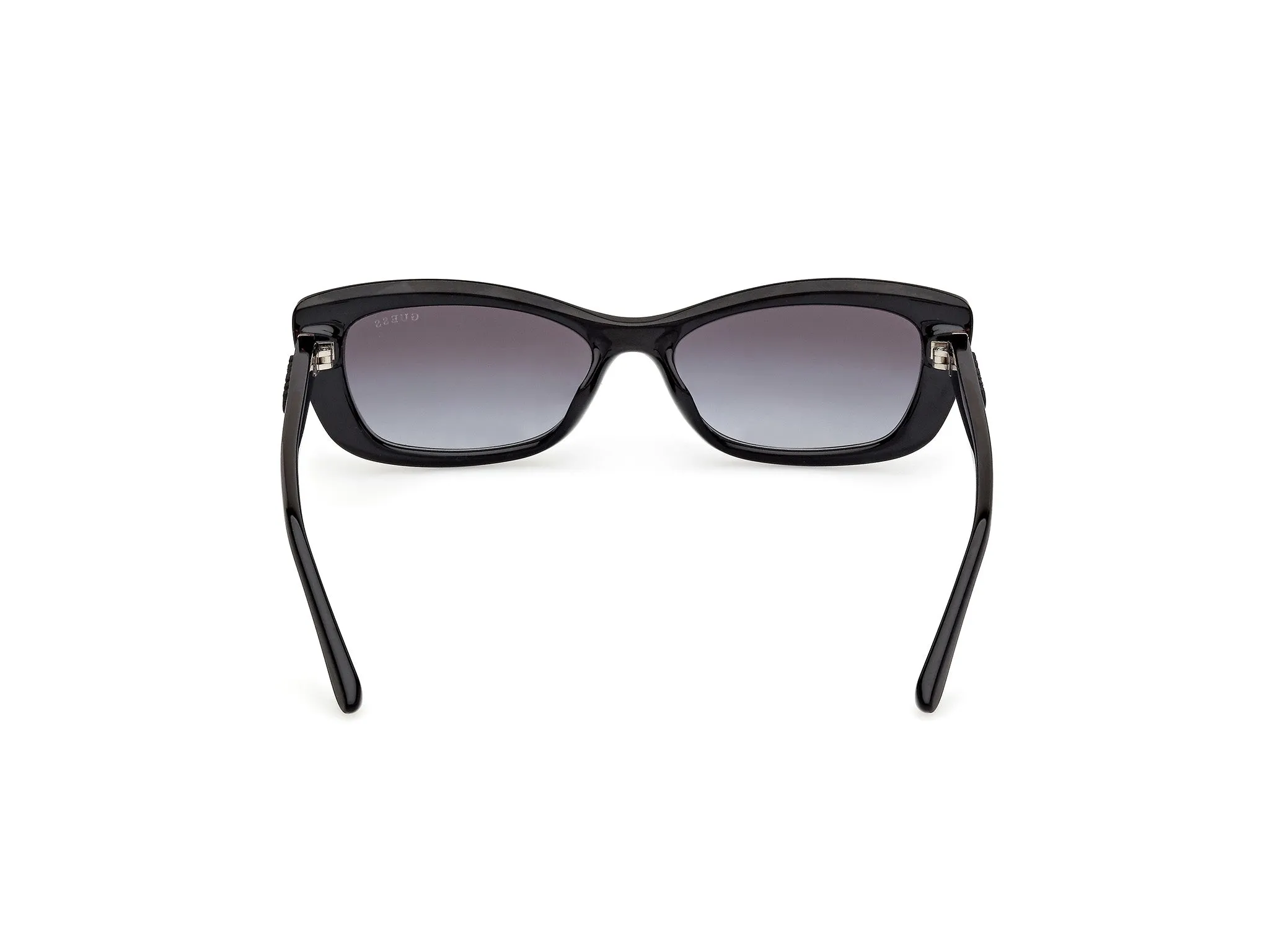 Guess GU00156-H 01B Occhiali da sole Iniettato Nero Fumo Squadrata Normale - immagine 4