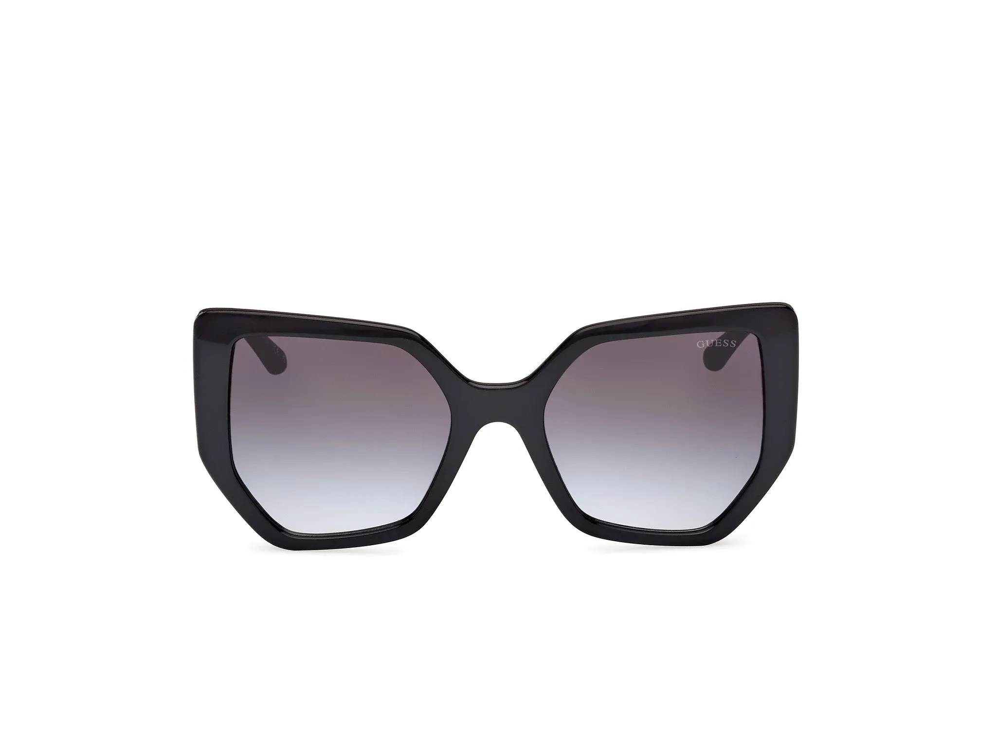Guess GU00154 01B Occhiali da sole Iniettato Nero Fumo Geometrica Normale - immagine 2
