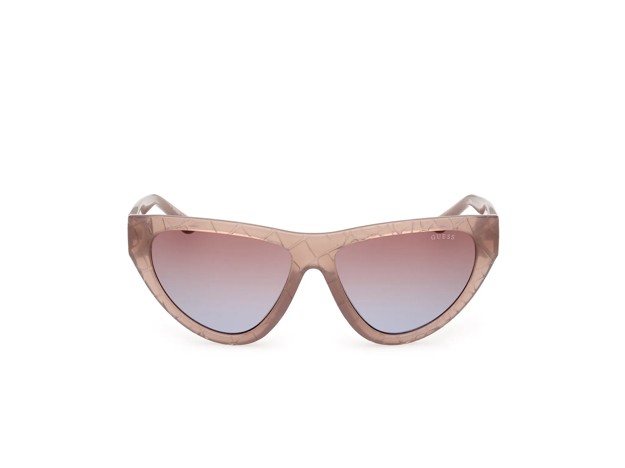 Guess GU00151 57F Occhiali da sole Iniettato Beige Marrone Cat Eye Normale - immagine 2