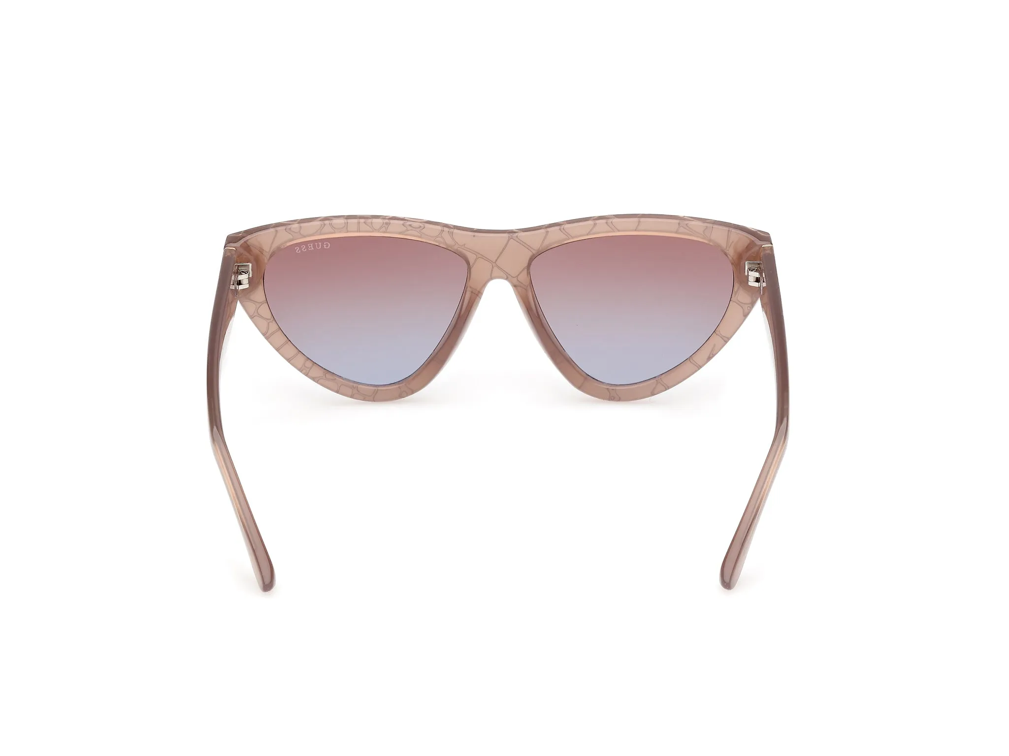 Guess GU00151 57F Occhiali da sole Iniettato Beige Marrone Cat Eye Normale - immagine 4