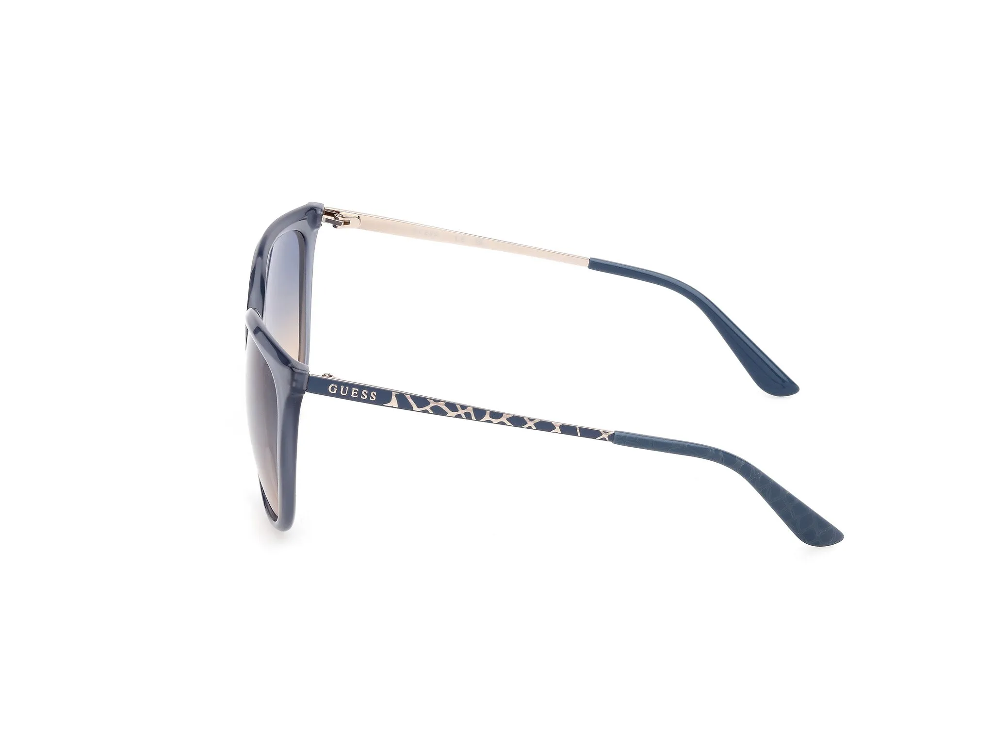 Guess GU00150-H 84W Occhiali da sole Iniettato Azzurro Blu Squadrata Normale - immagine 3