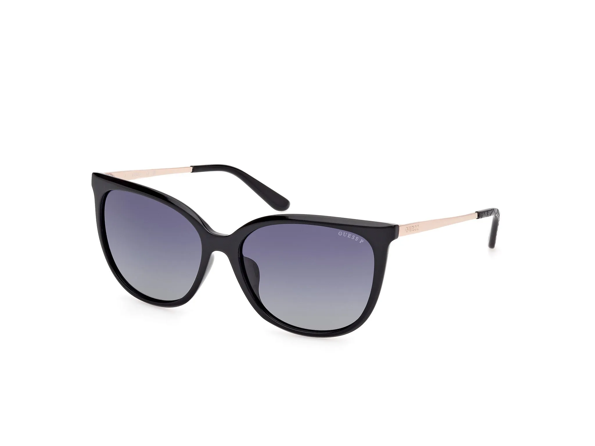 Guess GU00150-H 01D Occhiali da sole Iniettato Nero Fumo Squadrata Polarizzata - immagine 1