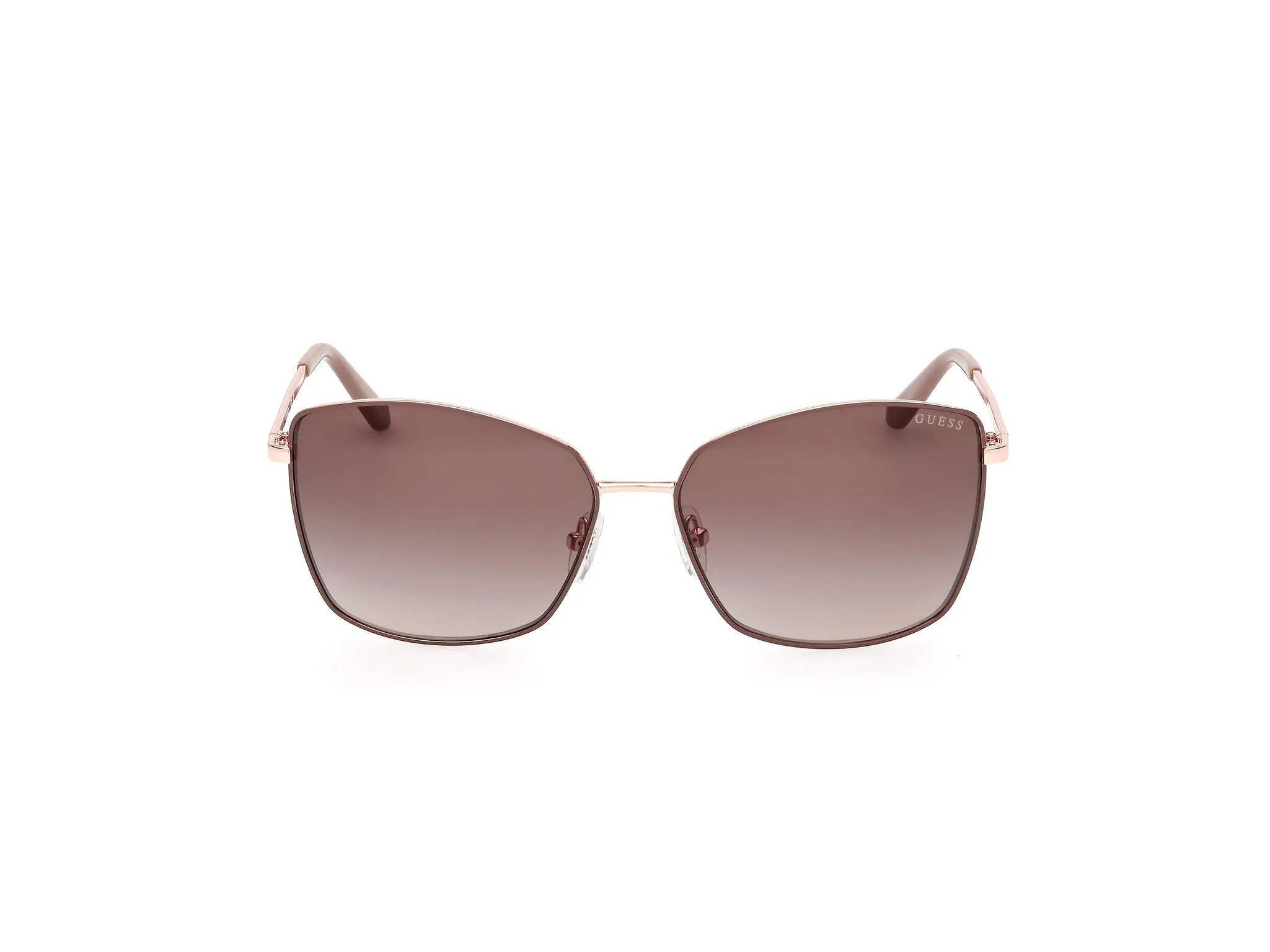 Guess GU00149 58F Occhiali da sole Metallo Beige Marrone Squadrata Normale - immagine 2