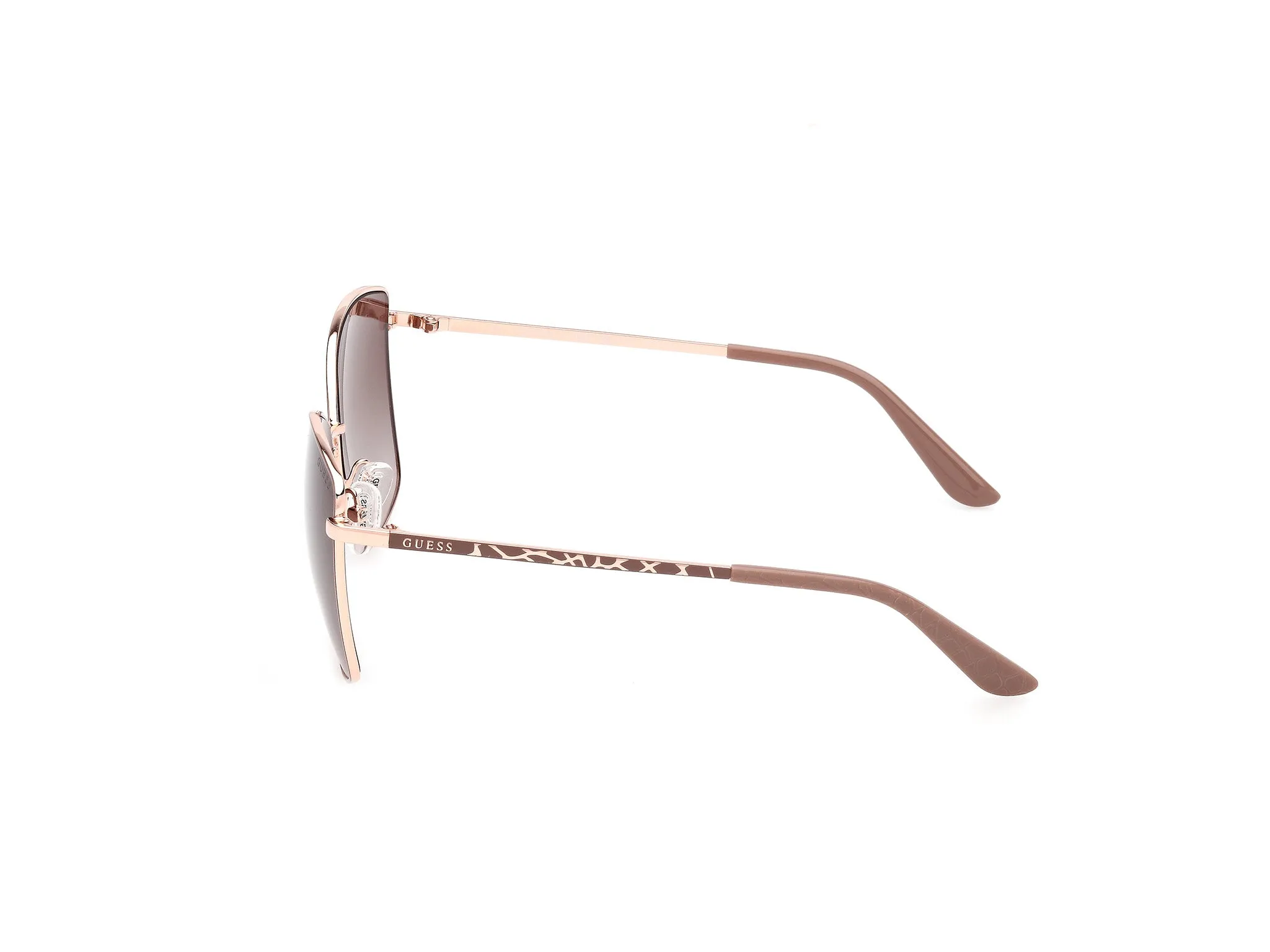 Guess GU00149 58F Occhiali da sole Metallo Beige Marrone Squadrata Normale - immagine 3