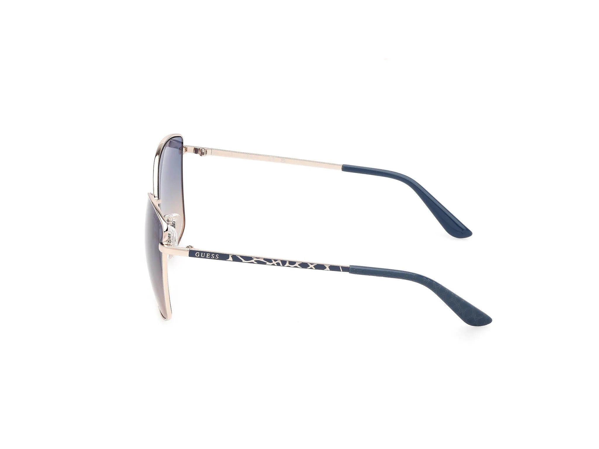 Guess GU00149 32W Occhiali da sole Metallo Oro Blu Squadrata Normale - immagine 3