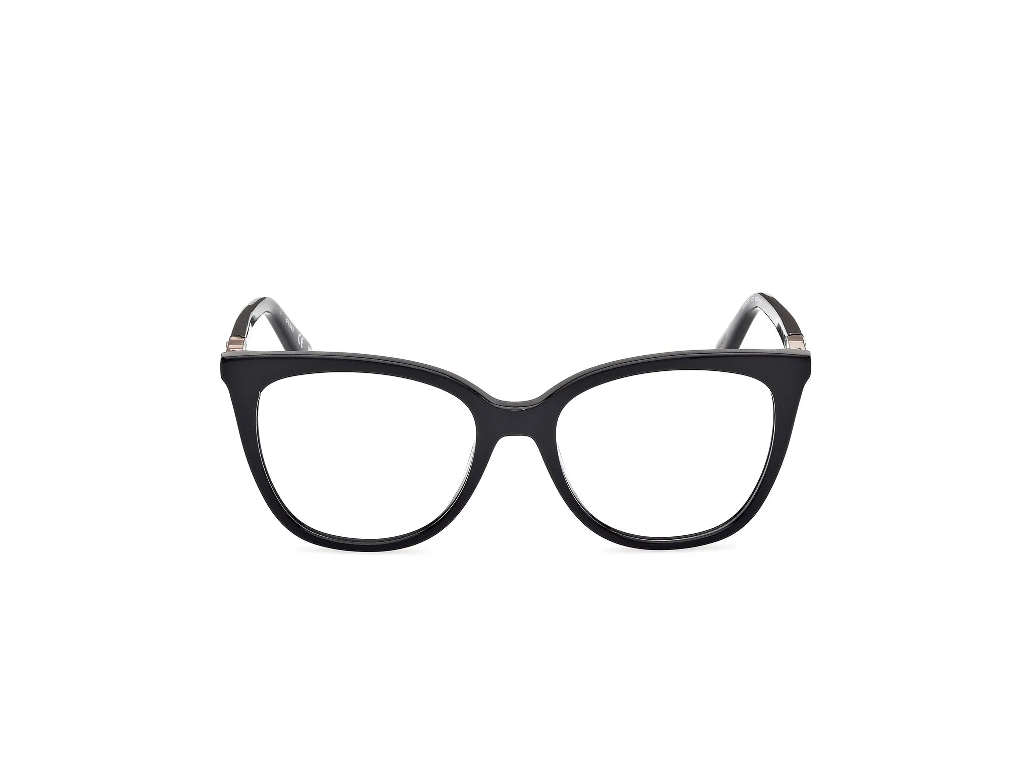 Guess GU50197 1 Montature da vista Acetato Nero Squadrata Normale - immagine 2