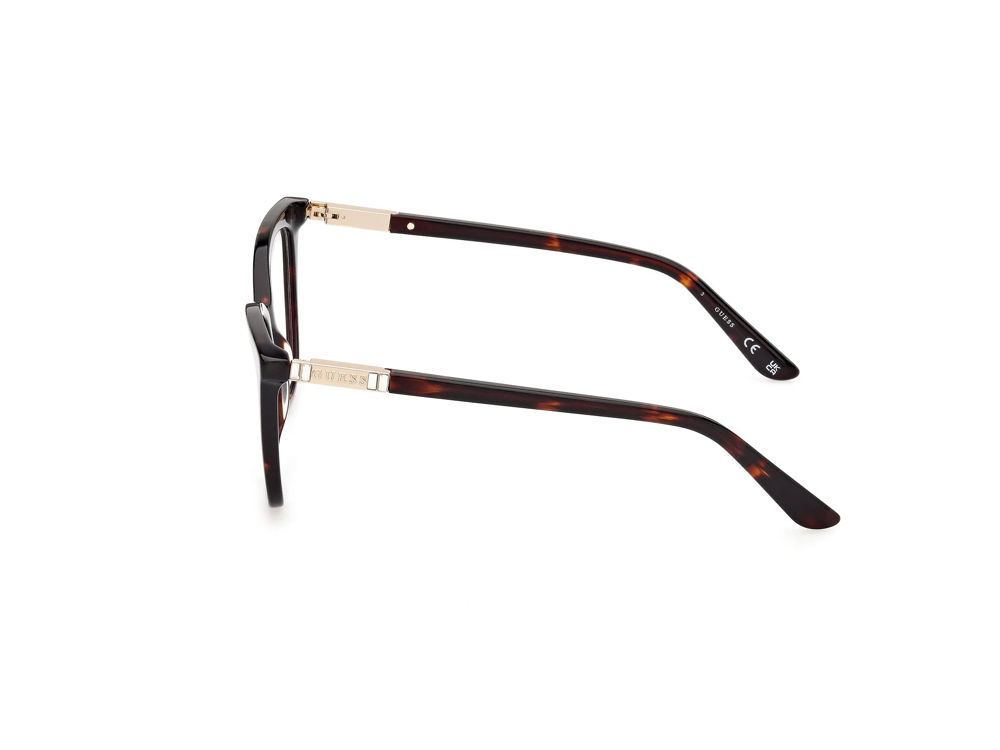 Guess GU50197 52 Montature da vista Acetato Havana Squadrata Normale - immagine 3