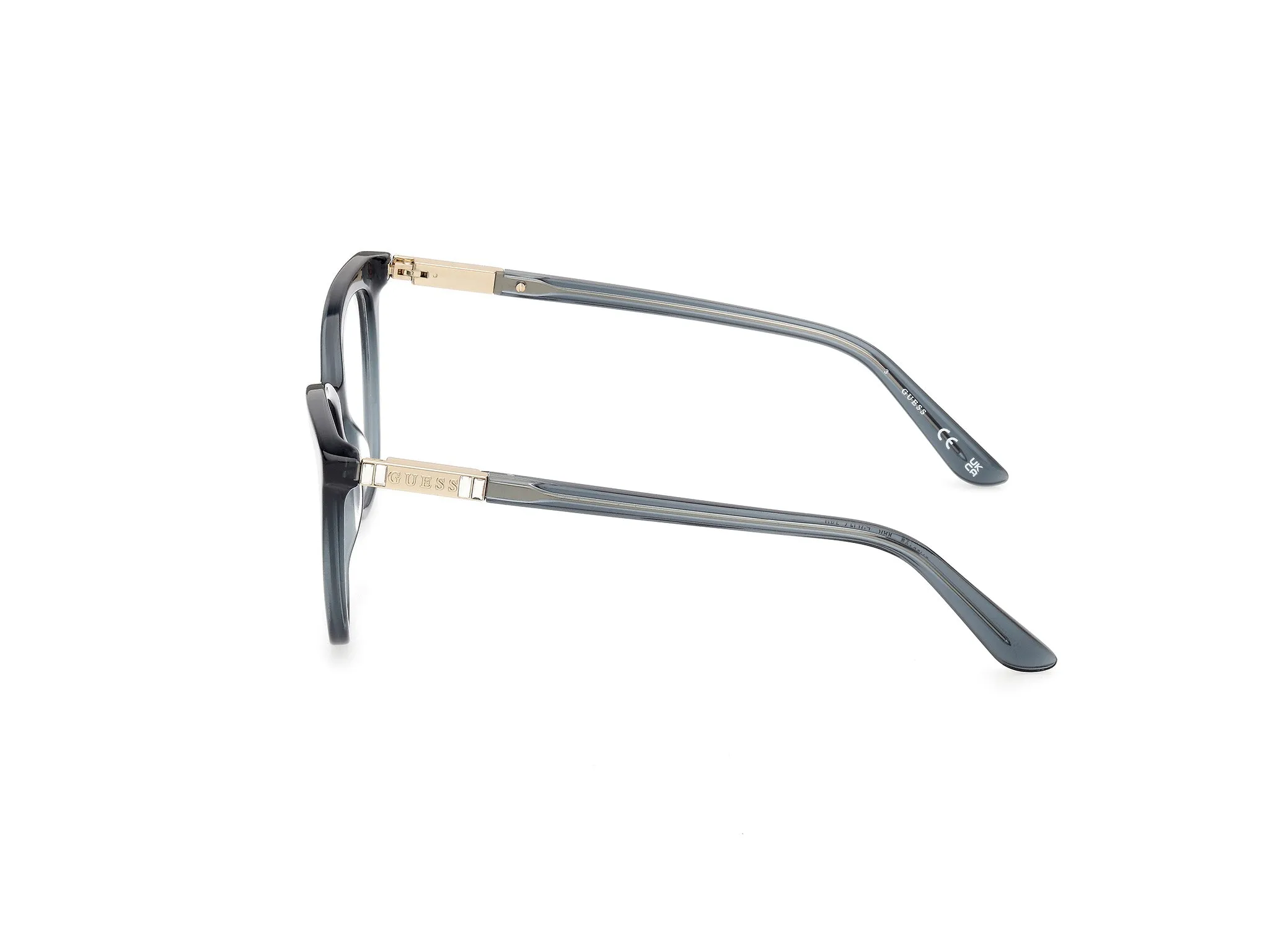 Guess GU50197 90 Montature da vista Acetato Blu Squadrata Normale - immagine 3