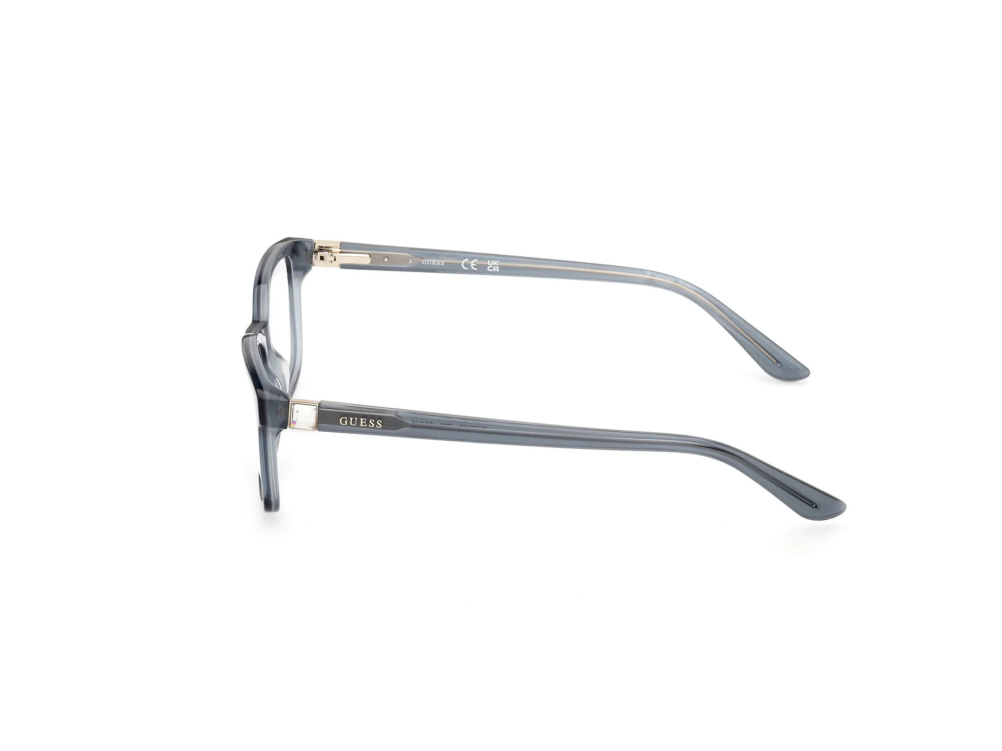 Guess GU50196 92 Montature da vista Acetato Blu Squadrata Normale - immagine 3