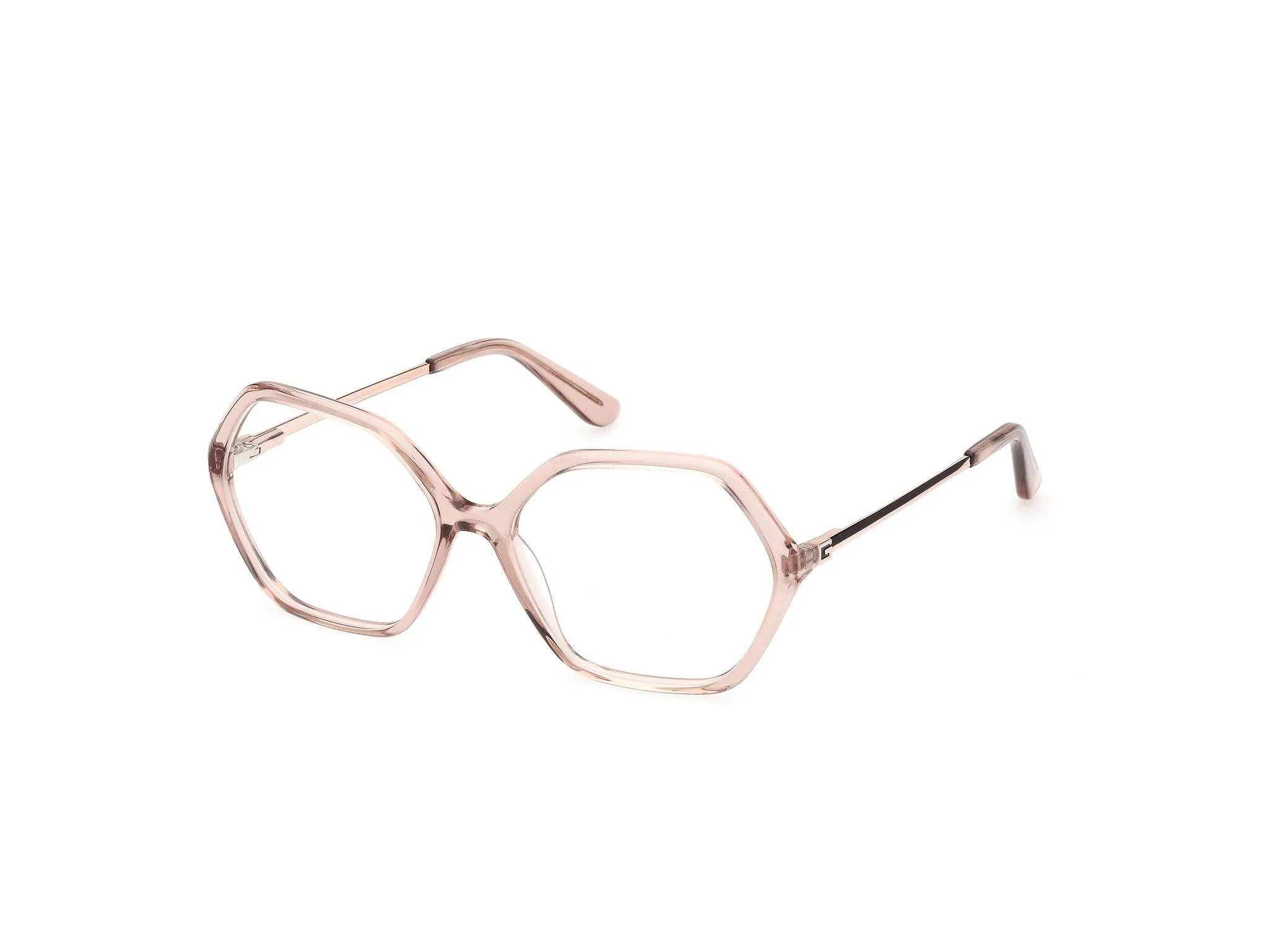 Guess GU50149 57 Montature da vista Acetato Beige Geometrica Normale - immagine 1