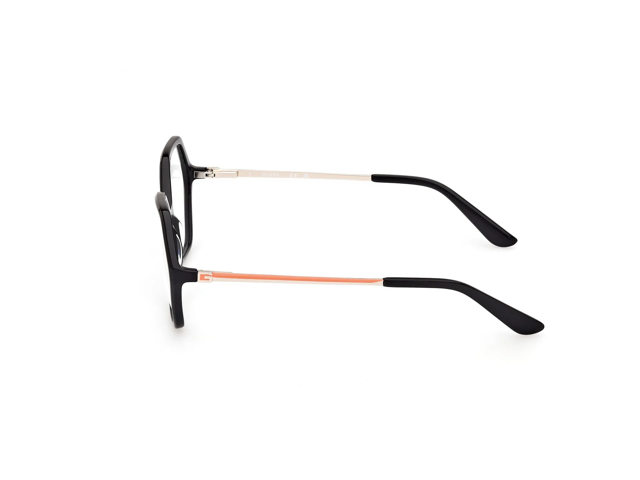 Guess GU50149 1 Montature da vista Acetato Nero Geometrica Normale - immagine 3