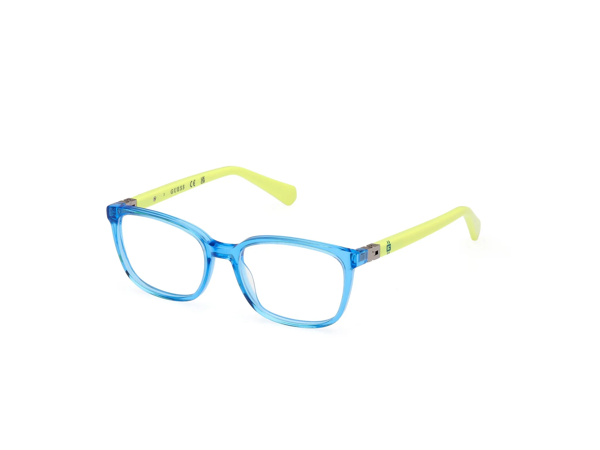 Guess GU50144 90 Montature da vista Acetato Blu Squadrata Normale - immagine 1
