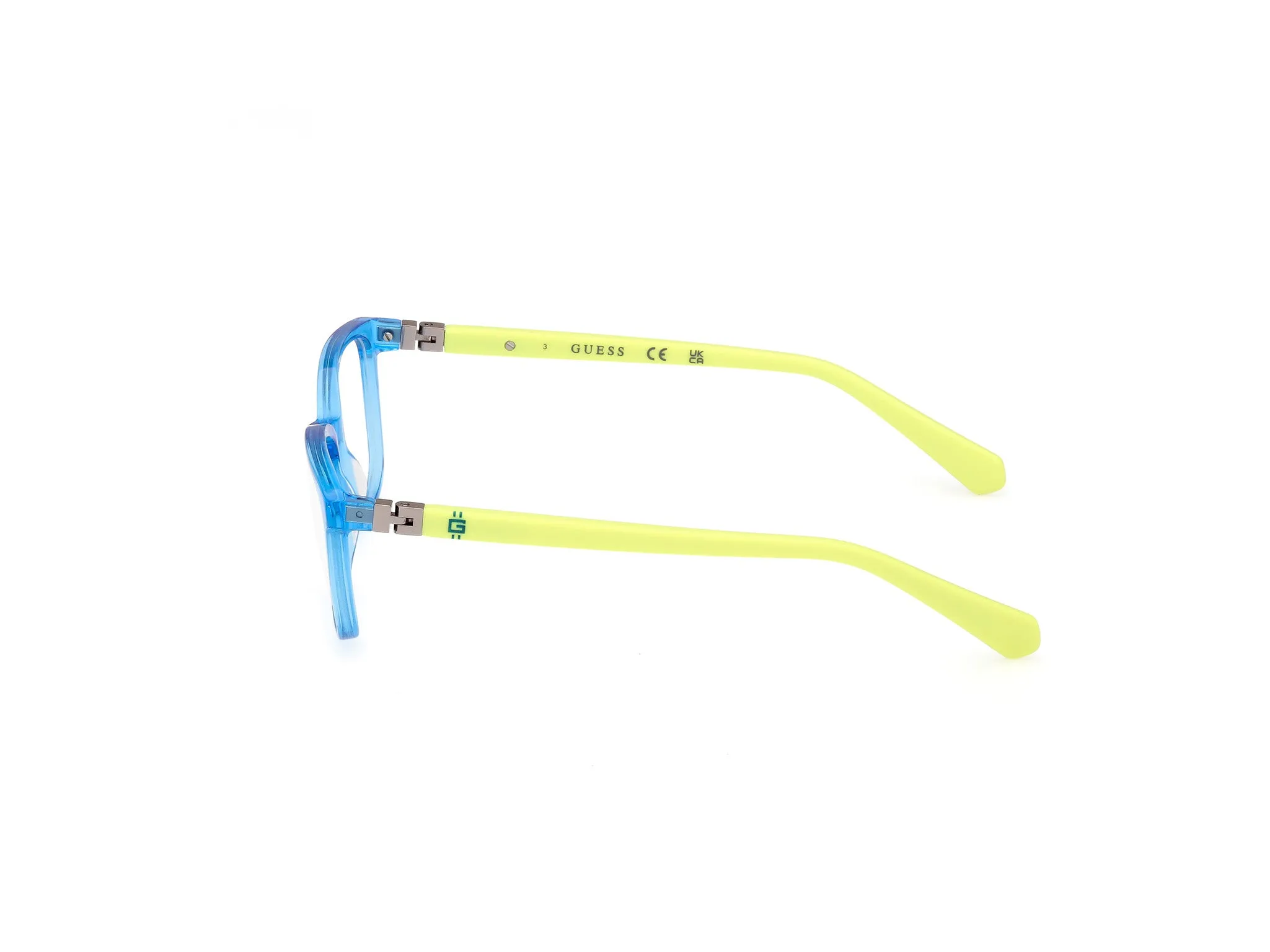 Guess GU50144 90 Montature da vista Acetato Blu Squadrata Normale - immagine 3
