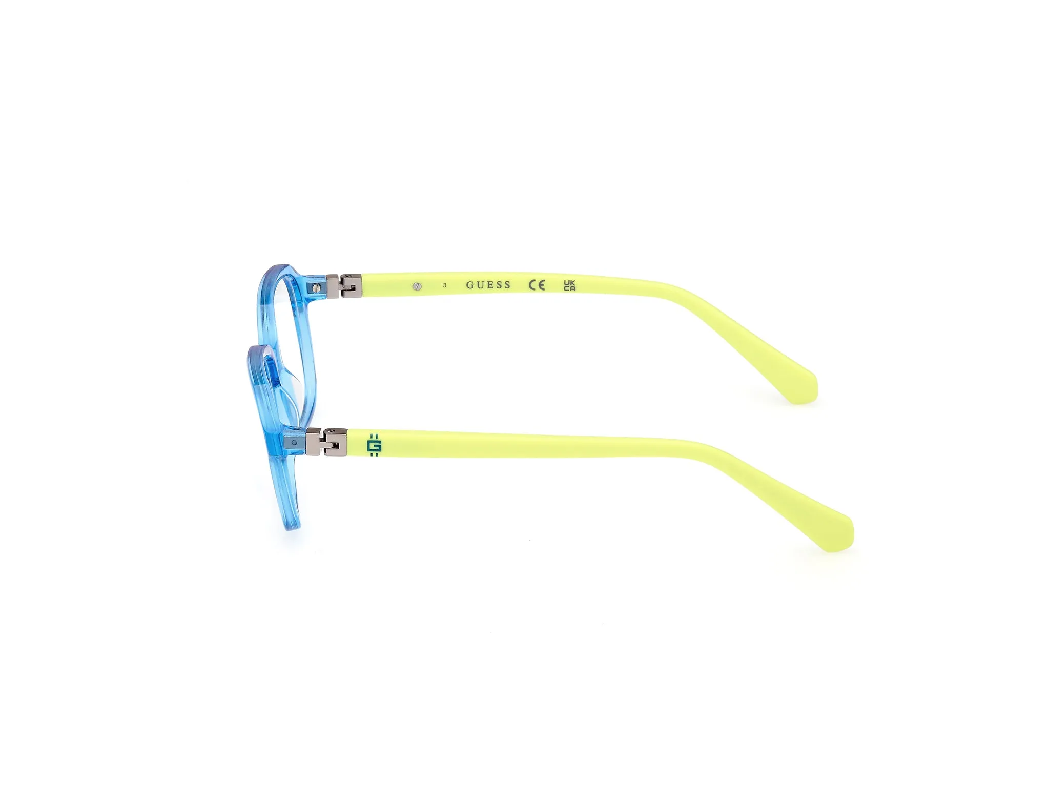 Guess GU50143 90 Montature da vista Acetato Blu Squadrata Normale - immagine 3