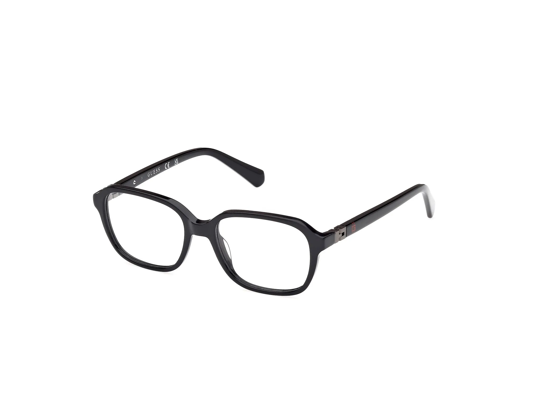 Guess GU50143 1 Montature da vista Acetato Nero Squadrata Normale - immagine 1