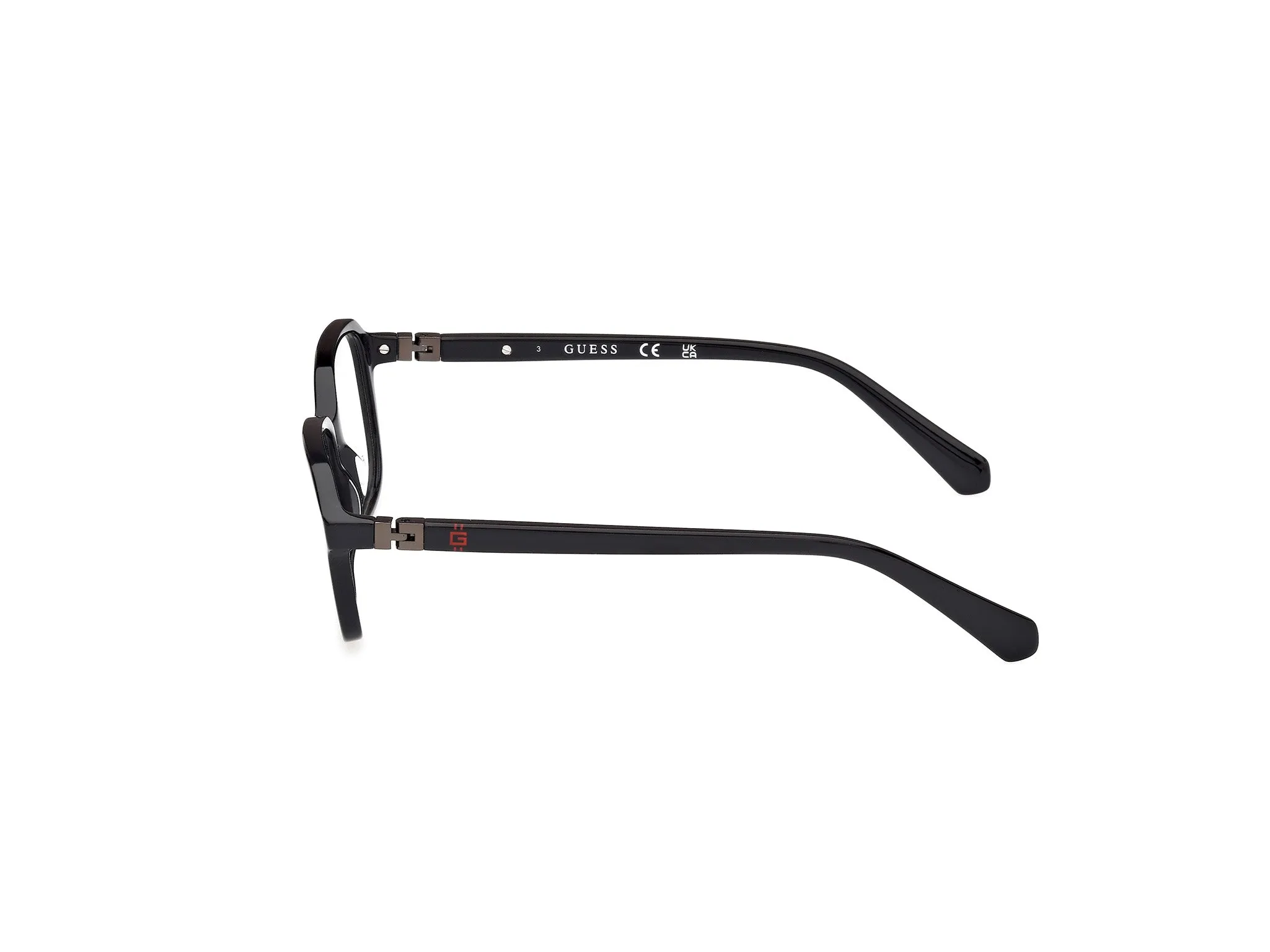 Guess GU50143 1 Montature da vista Acetato Nero Squadrata Normale - immagine 3
