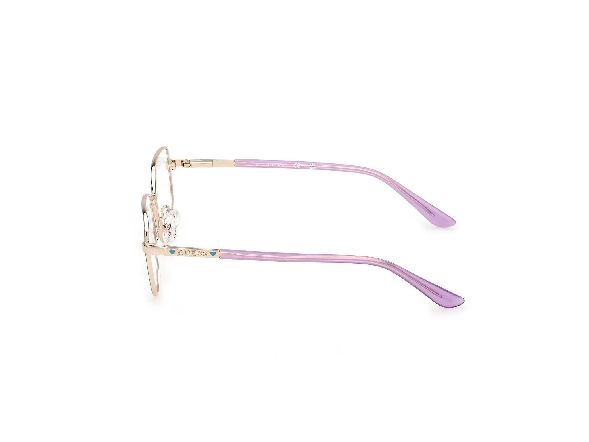 Guess GU50140 89 Montature da vista Metallo Turchese Rotonda Normale - immagine 3