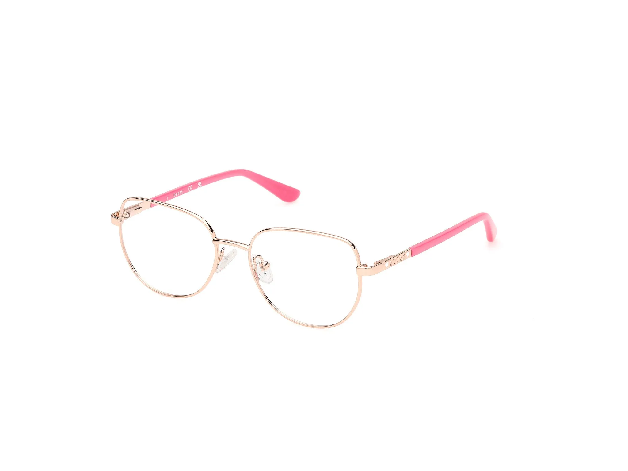 Guess GU50140 28 Montature da vista Metallo Oro Rotonda Normale - immagine 1
