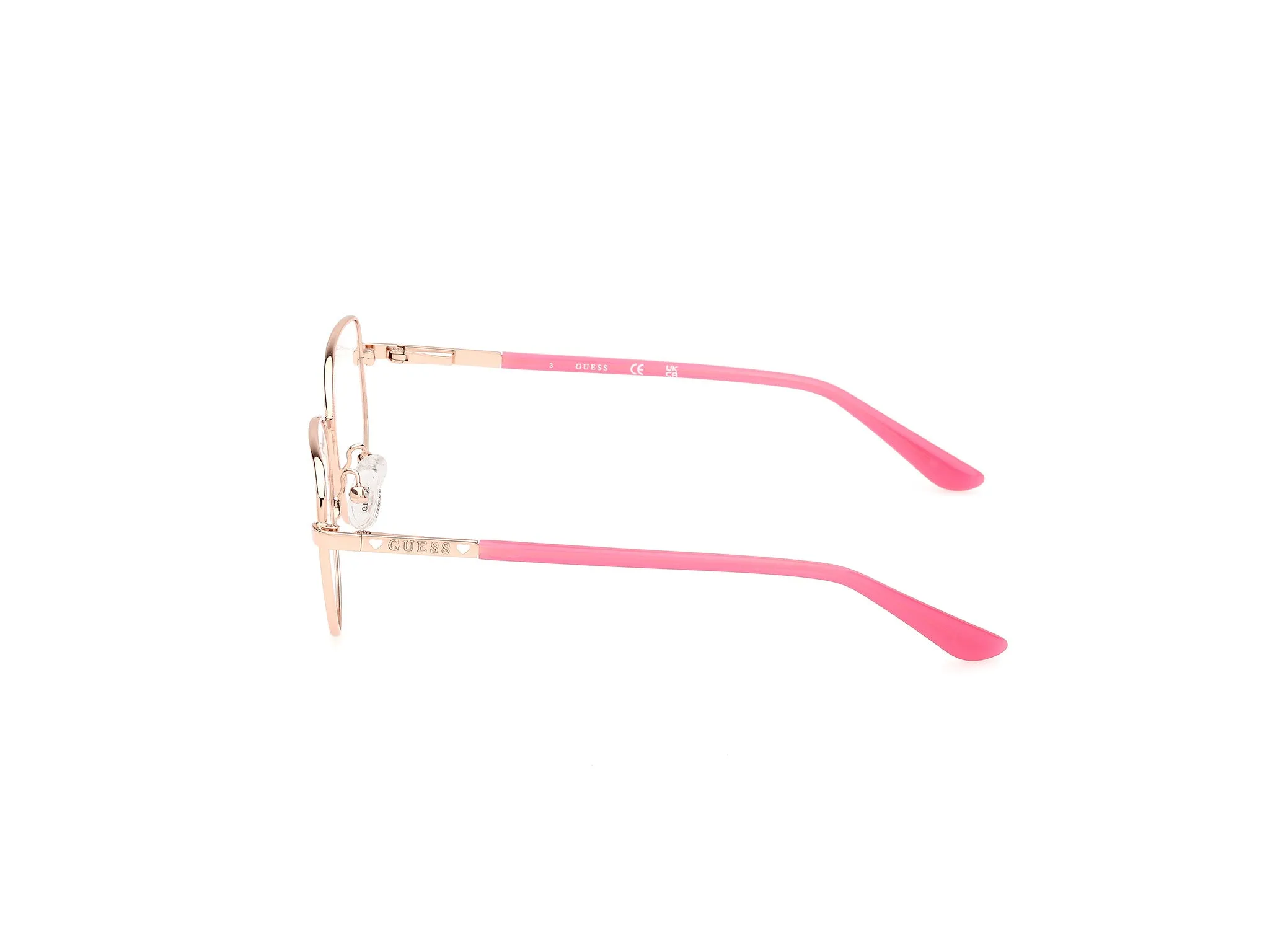 Guess GU50140 28 Montature da vista Metallo Oro Rotonda Normale - immagine 3