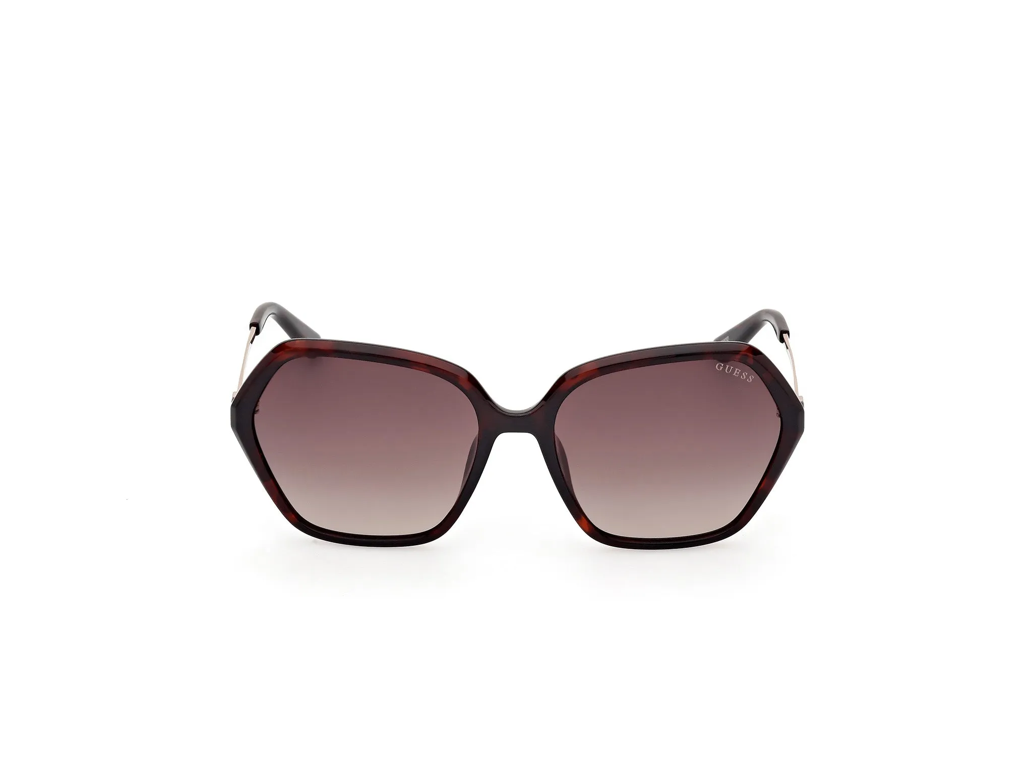 Guess GU00134 52F Occhiali da sole Iniettato Havana Marrone Geometrica Normale Sfumato - immagine 2