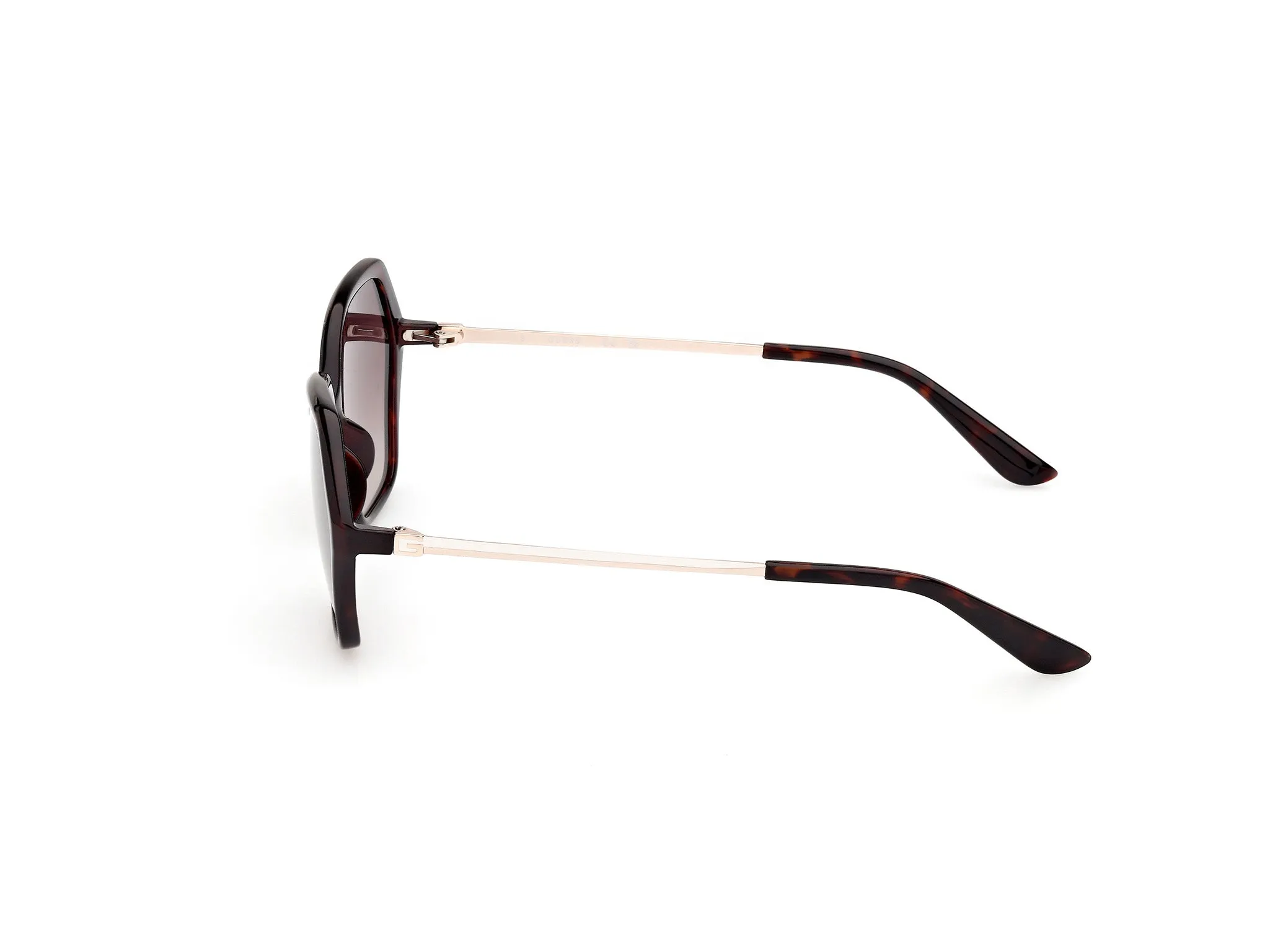 Guess GU00134 52F Occhiali da sole Iniettato Havana Marrone Geometrica Normale Sfumato - immagine 3