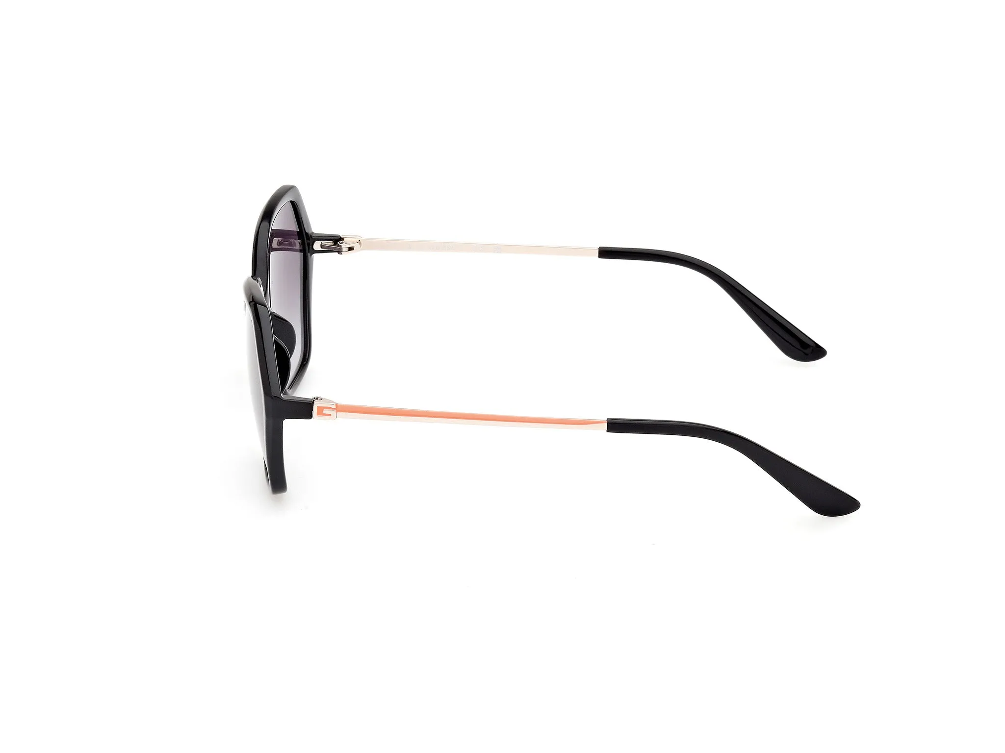 Guess GU00134 01B Occhiali da sole Iniettato Nero Fumo Geometrica Normale - immagine 3