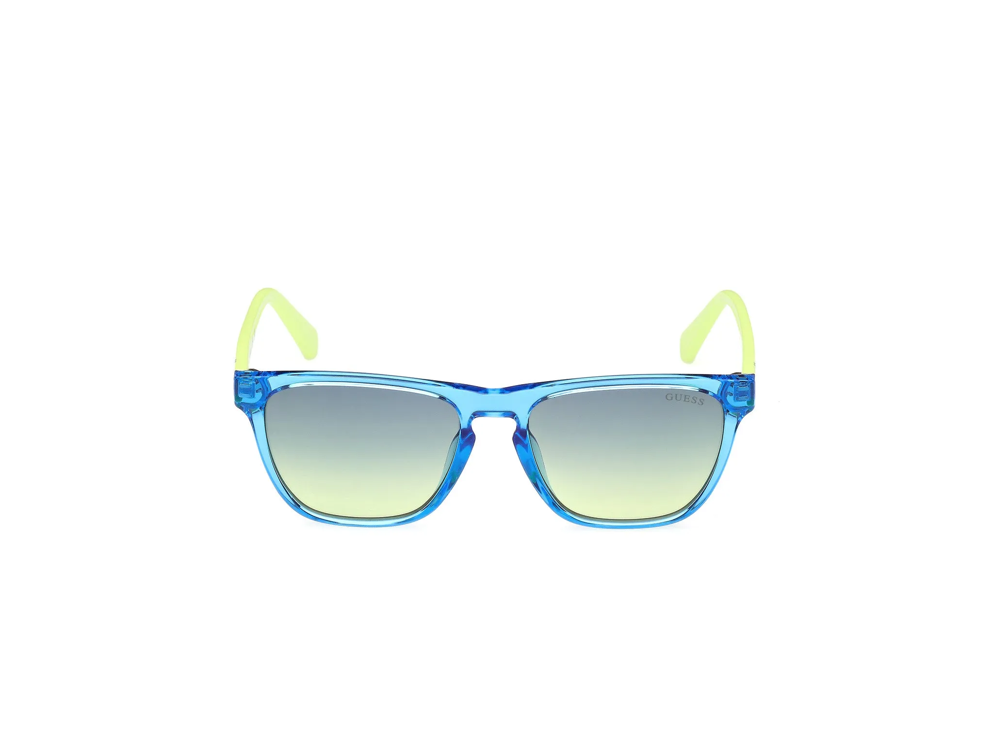 Guess GU00129 90W Occhiali da sole Iniettato Blu Blu Squadrata Normale - immagine 2