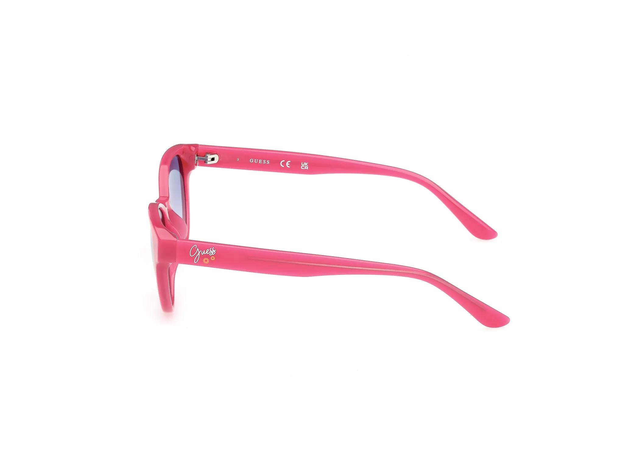 Guess GU00128 72Z Occhiali da sole Iniettato Rosa Viola Cat Eye Normale - immagine 3