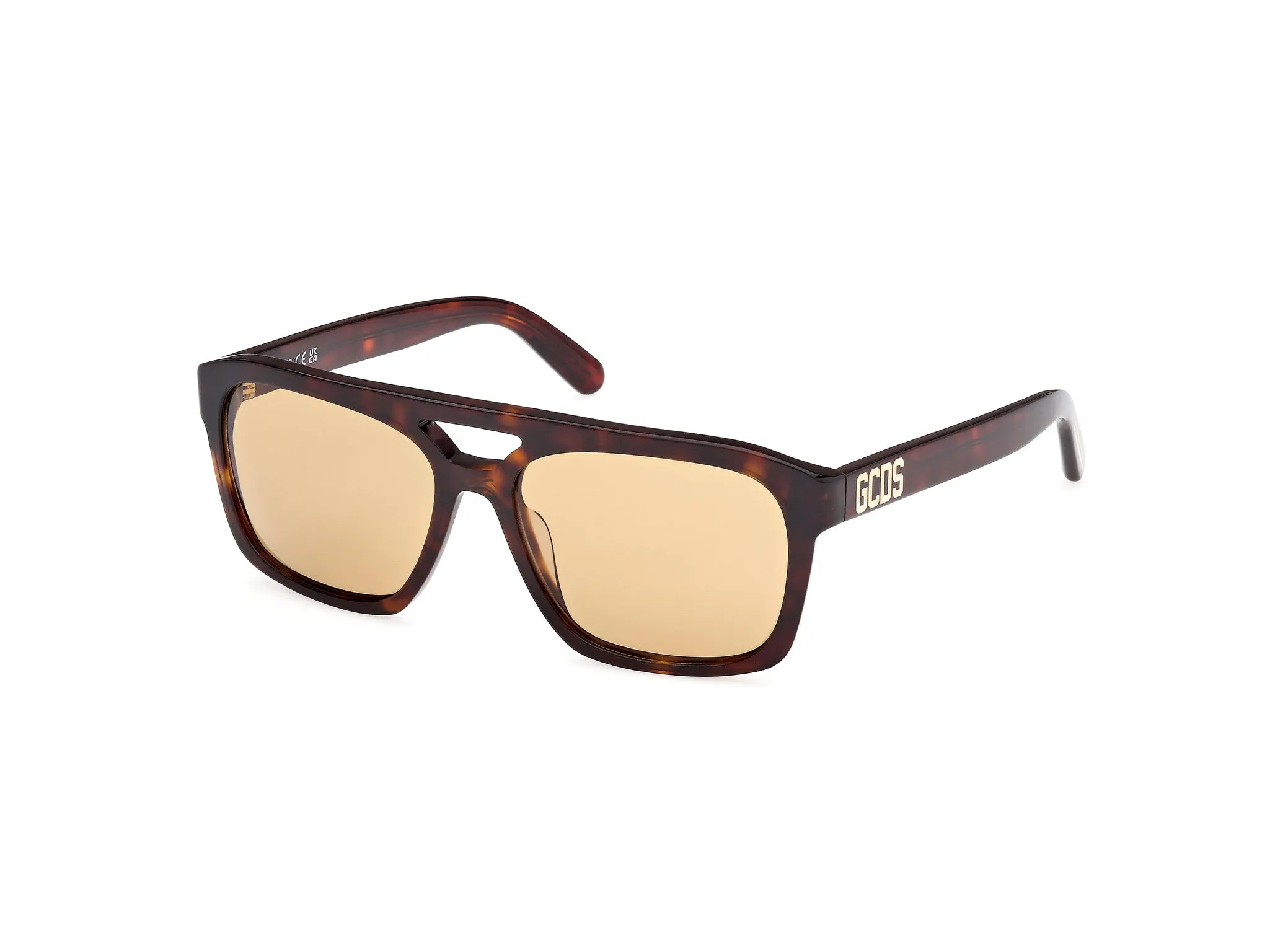 GCDS GD0058 52J Occhiali da sole Acetato Squadrata Normale - immagine 1