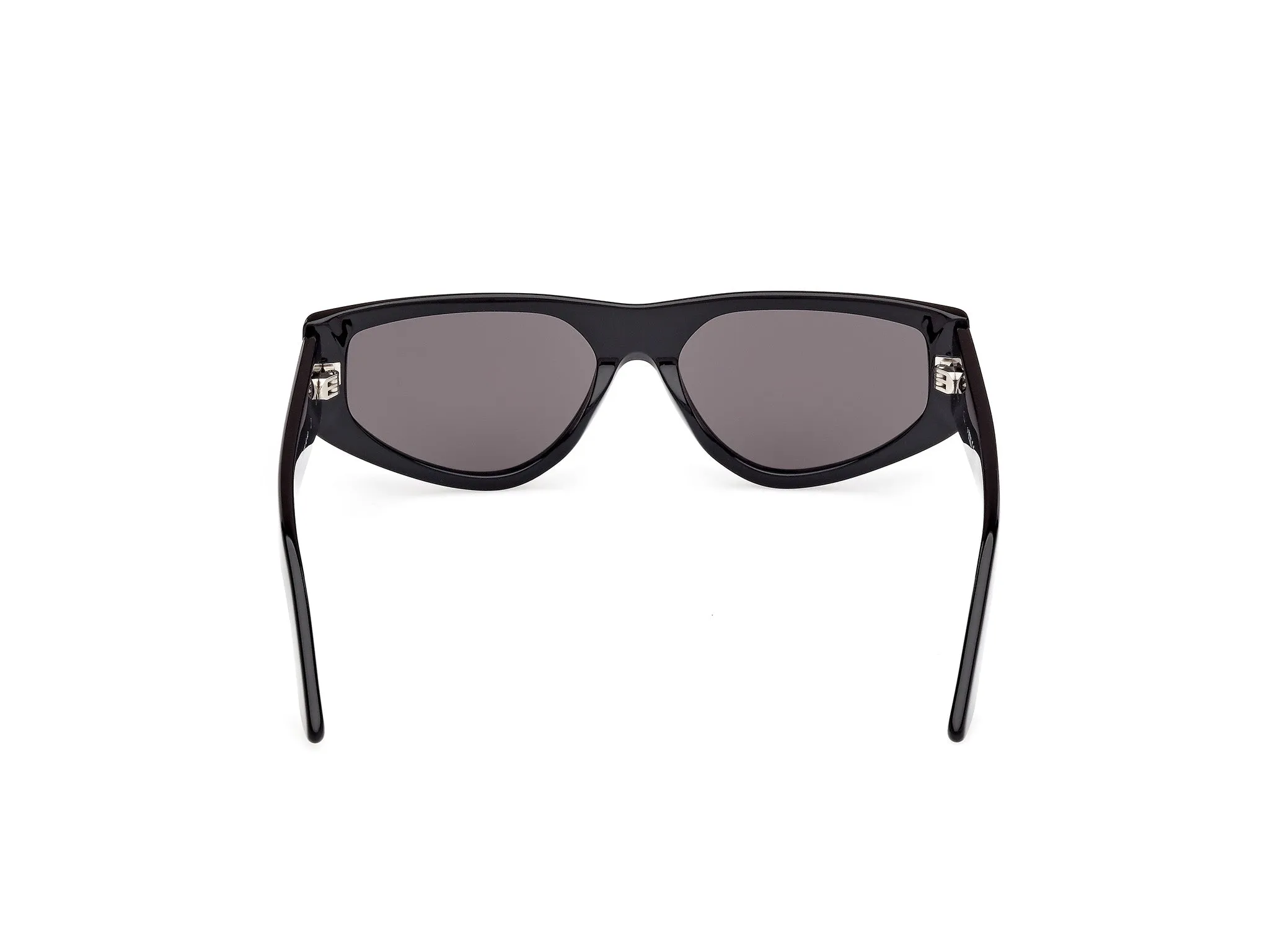 GCDS GD0055 01A Occhiali da sole Acetato Nero Fumo Geometrica Normale - immagine 4