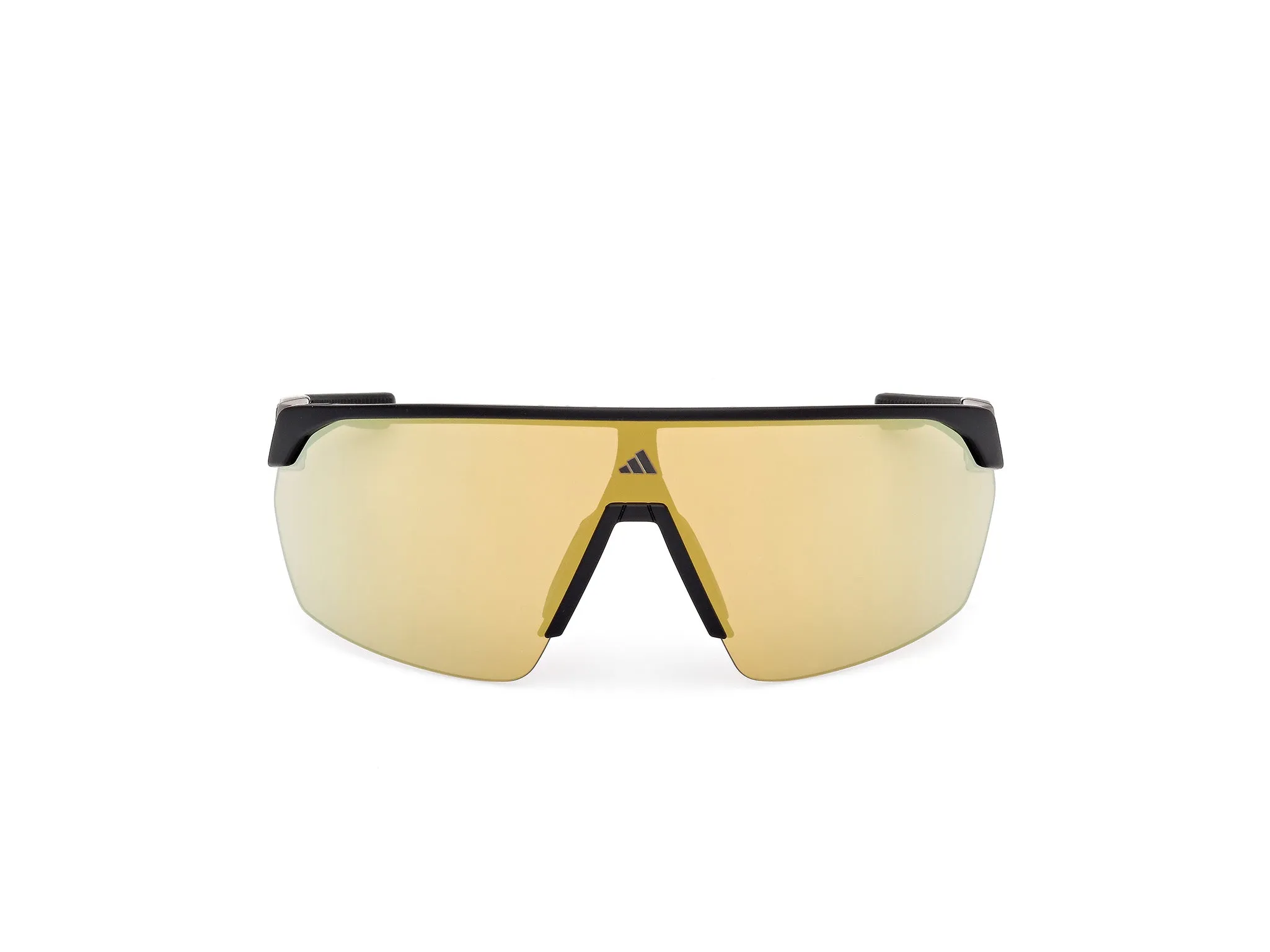 Adidas Sport SP0103 ANEMOS 02G Occhiali da sole Iniettato Nero Marrone Maschera Normale - immagine 2