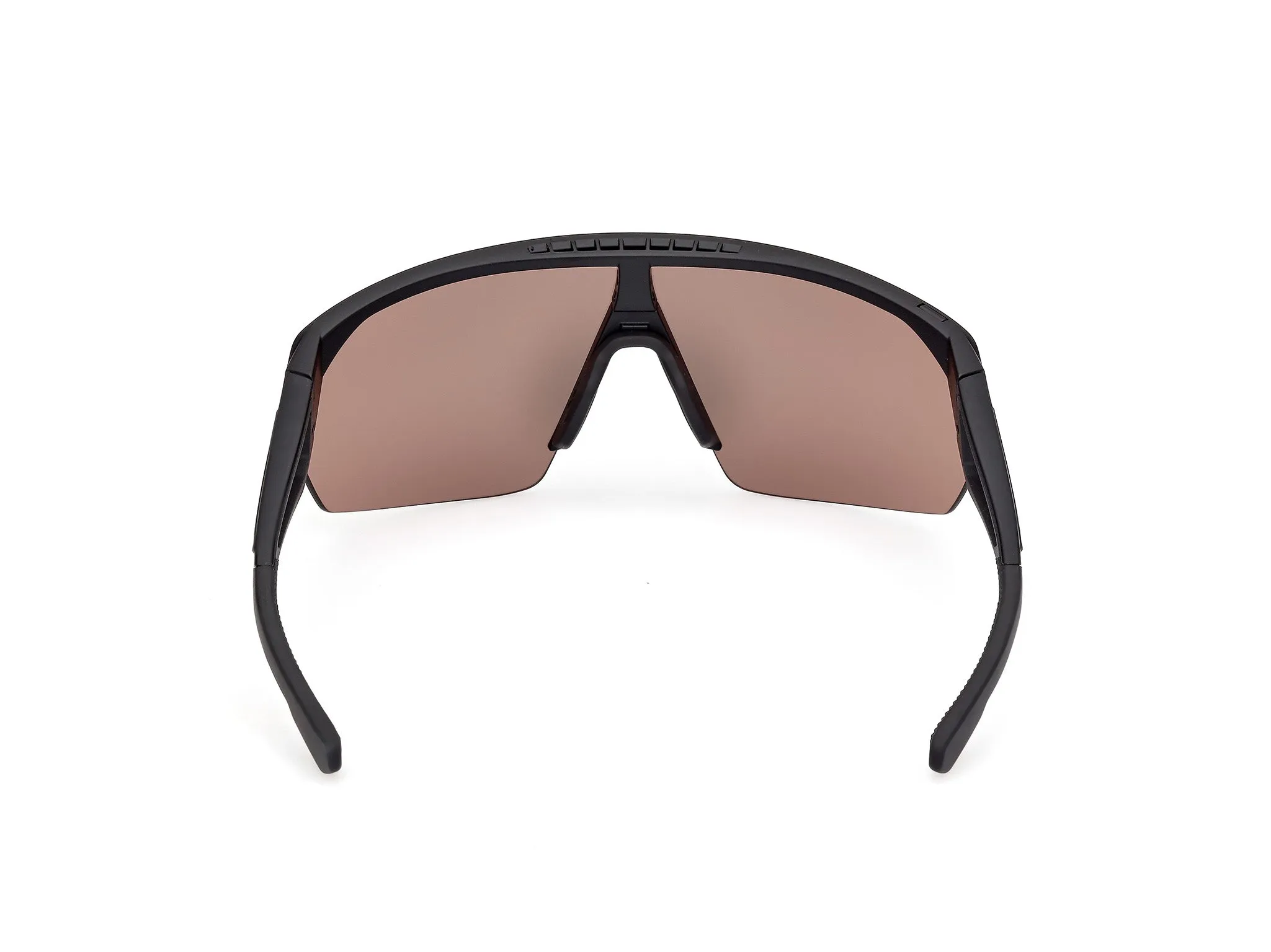 Adidas Sport SP0103 ANEMOS 02G Occhiali da sole Iniettato Nero Marrone Maschera Normale - immagine 4