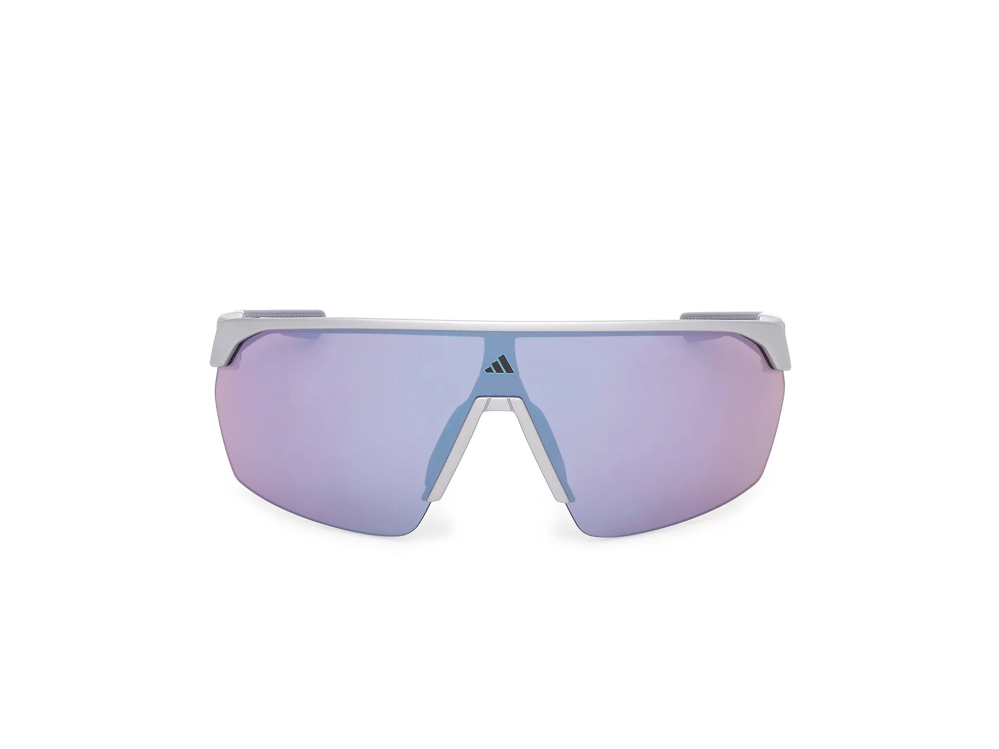Adidas Sport SP0103 ANEMOS 20Z Occhiali da sole Iniettato Grigio Viola Maschera Normale - immagine 2