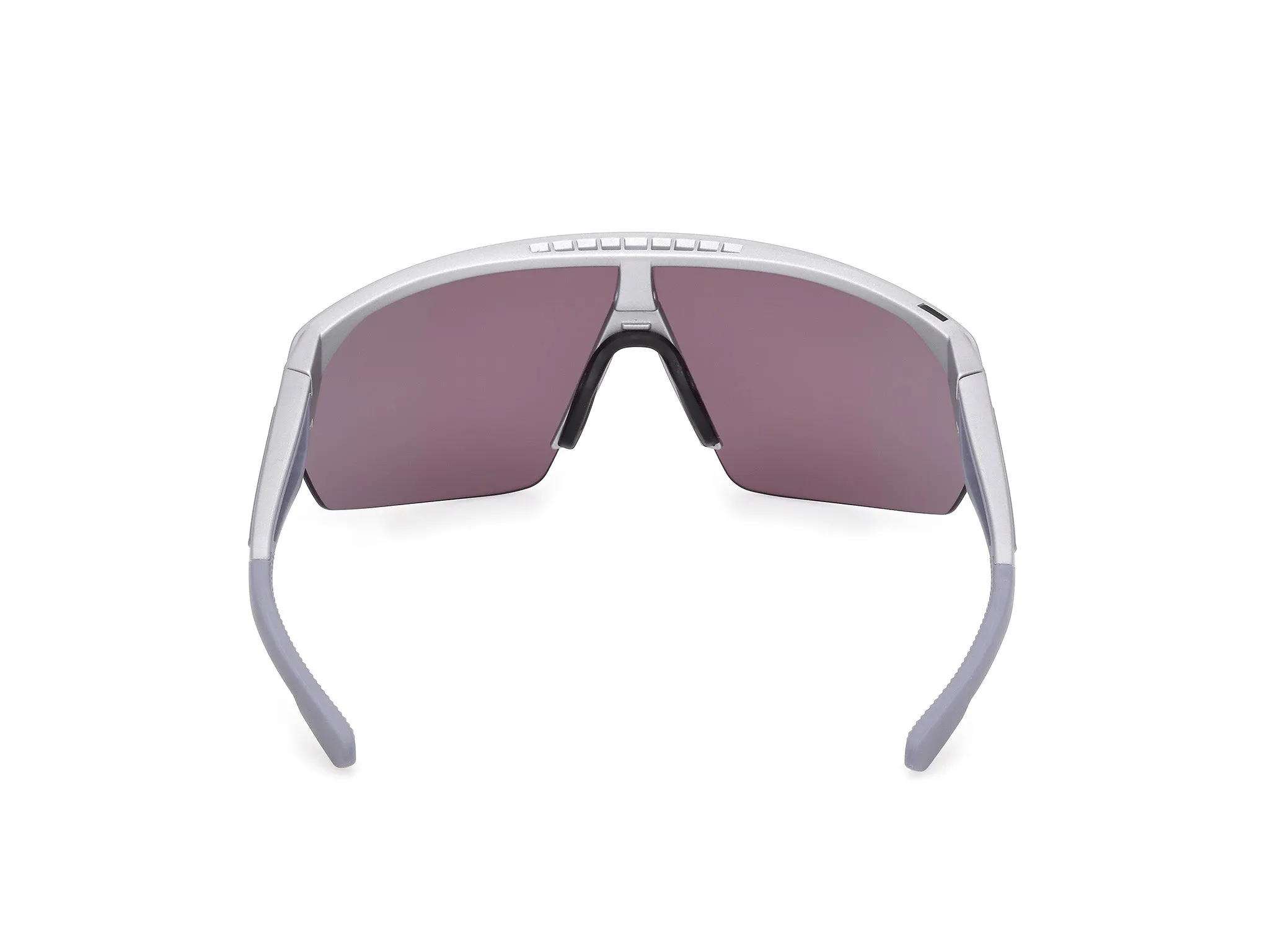 Adidas Sport SP0103 ANEMOS 20Z Occhiali da sole Iniettato Grigio Viola Maschera Normale - immagine 4