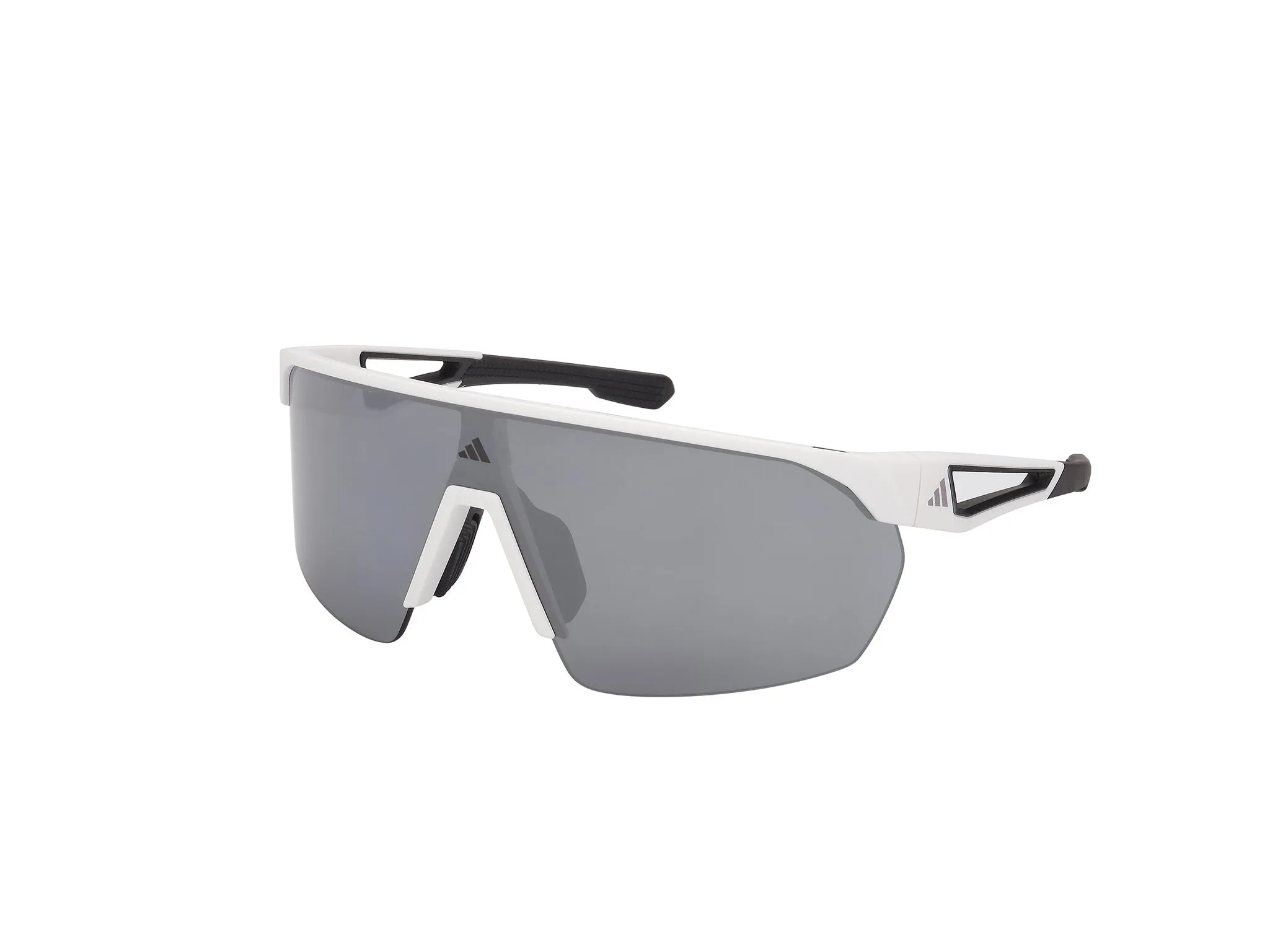 Adidas Sport SP0103 ANEMOS 21C Occhiali da sole Iniettato Bianco Fumo Maschera Normale - immagine 1
