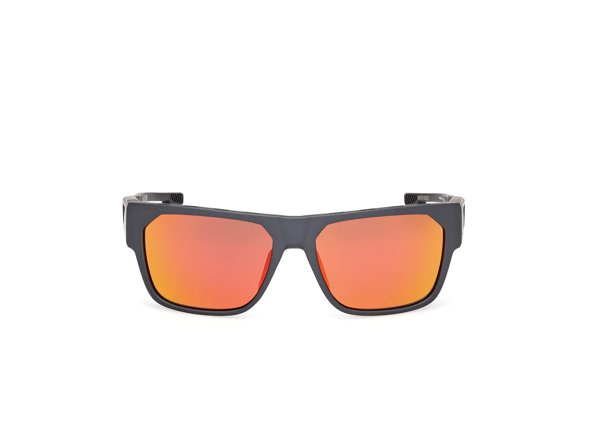 Adidas Sport SP0102 02L Occhiali da sole Iniettato Nero Marrone Squadrata Normale - immagine 2