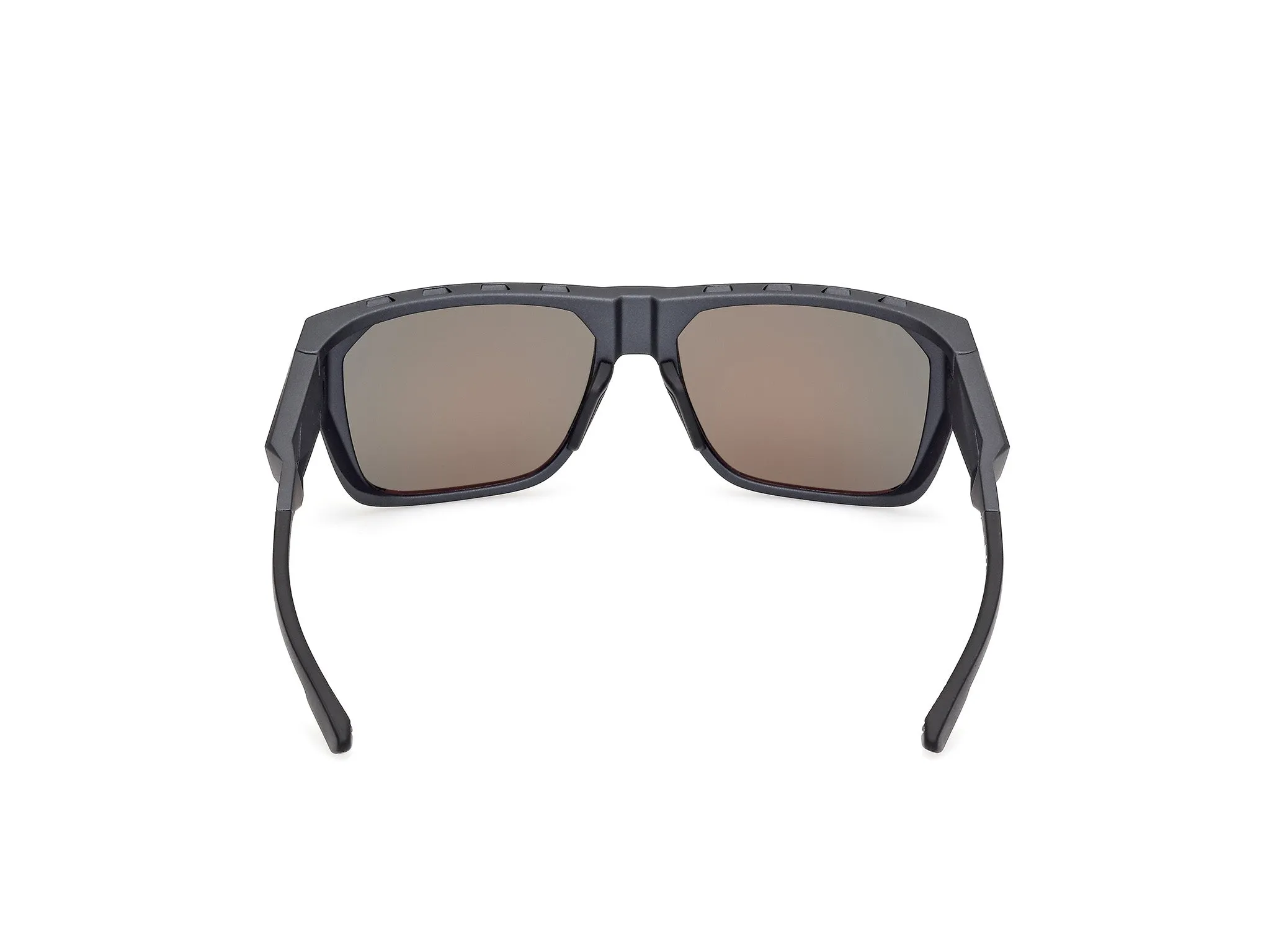 Adidas Sport SP0102 02L Occhiali da sole Iniettato Nero Marrone Squadrata Normale - immagine 4