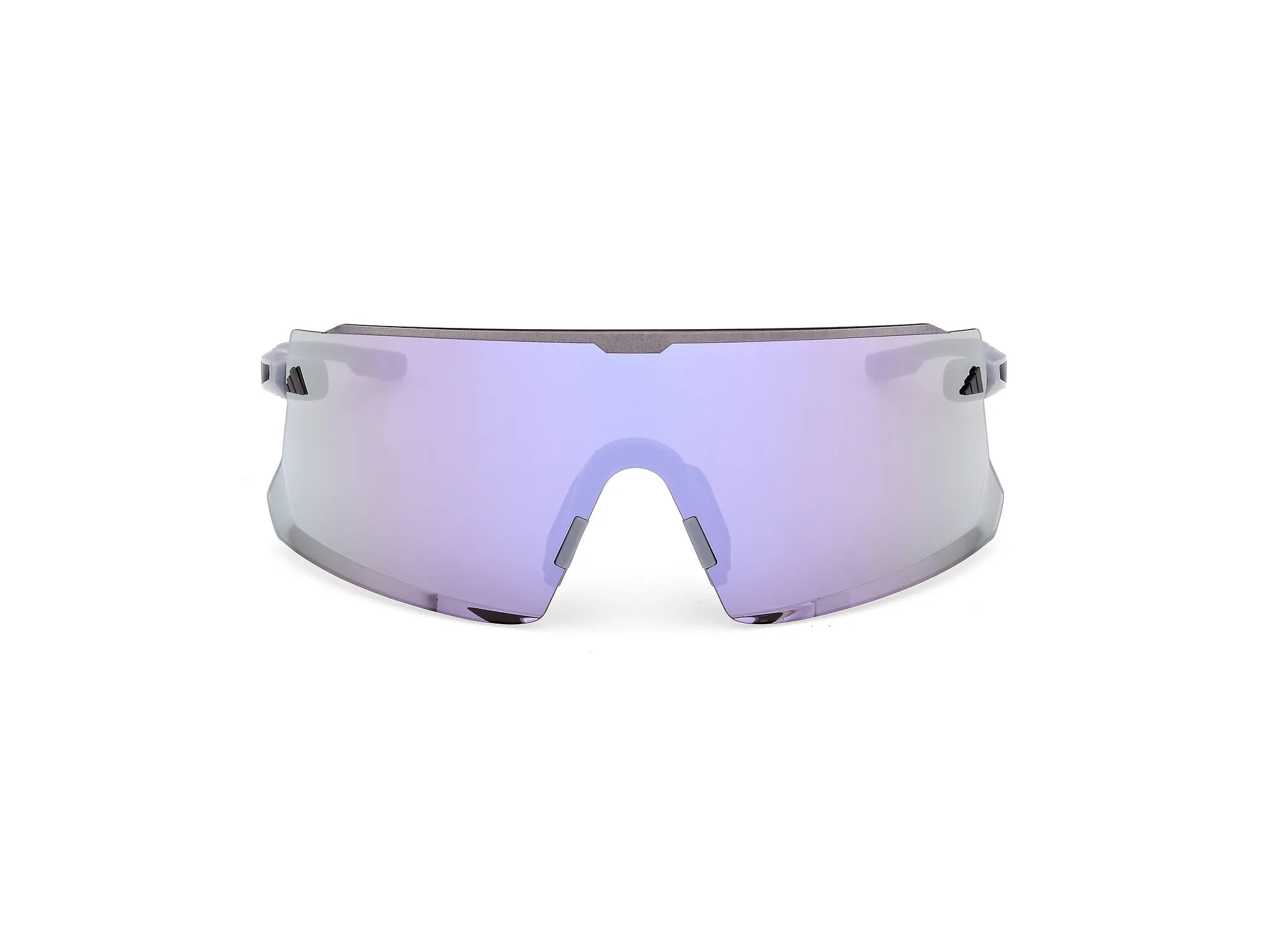 Adidas Sport SP0100 DUNAMIS PRO 79Z Occhiali da sole Iniettato Lilla Blu Maschera Normale - immagine 2