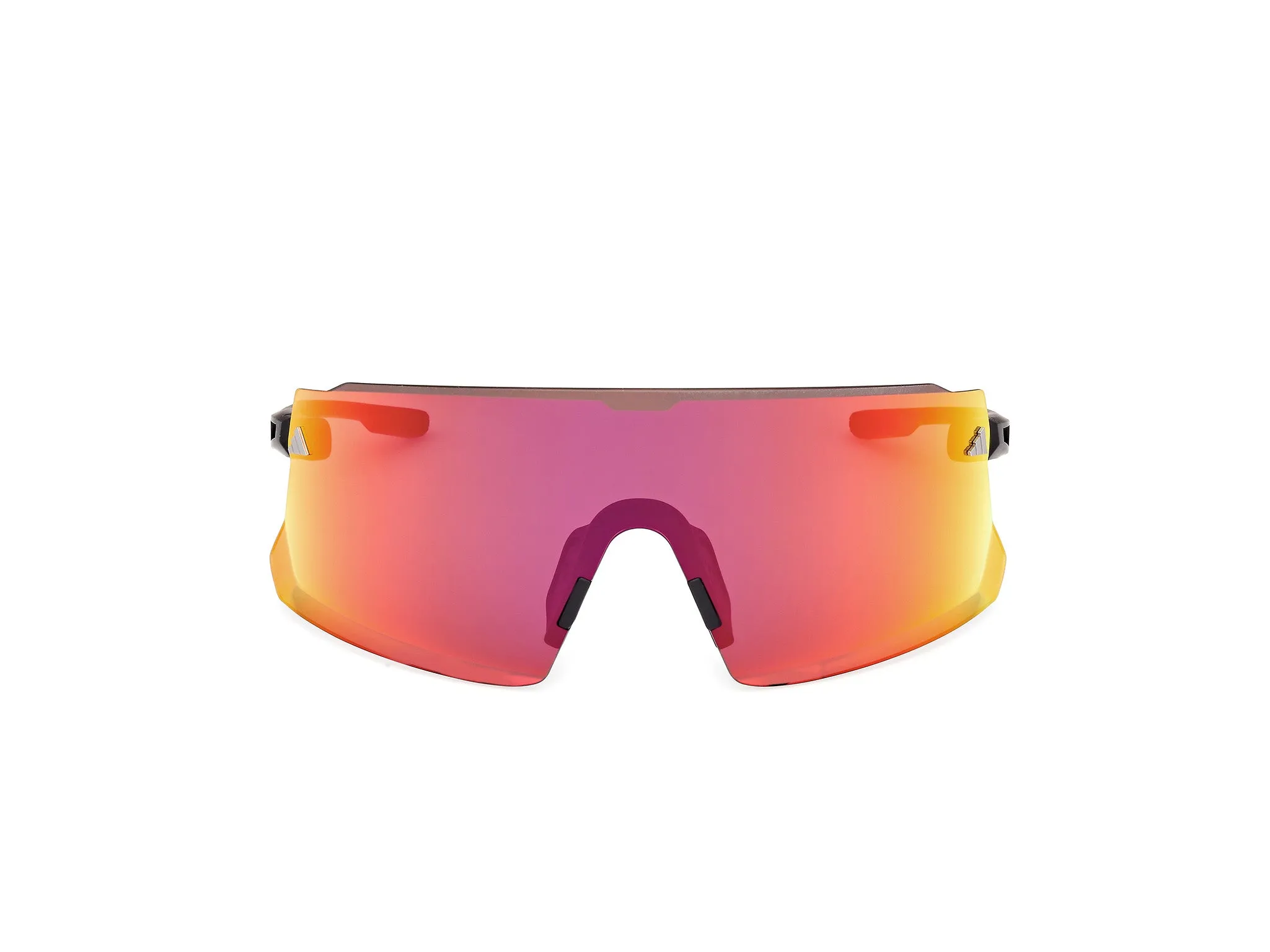 Adidas Sport SP0100 DUNAMIS PRO 02L Occhiali da sole Iniettato Nero Trasparente Maschera Normale - immagine 2