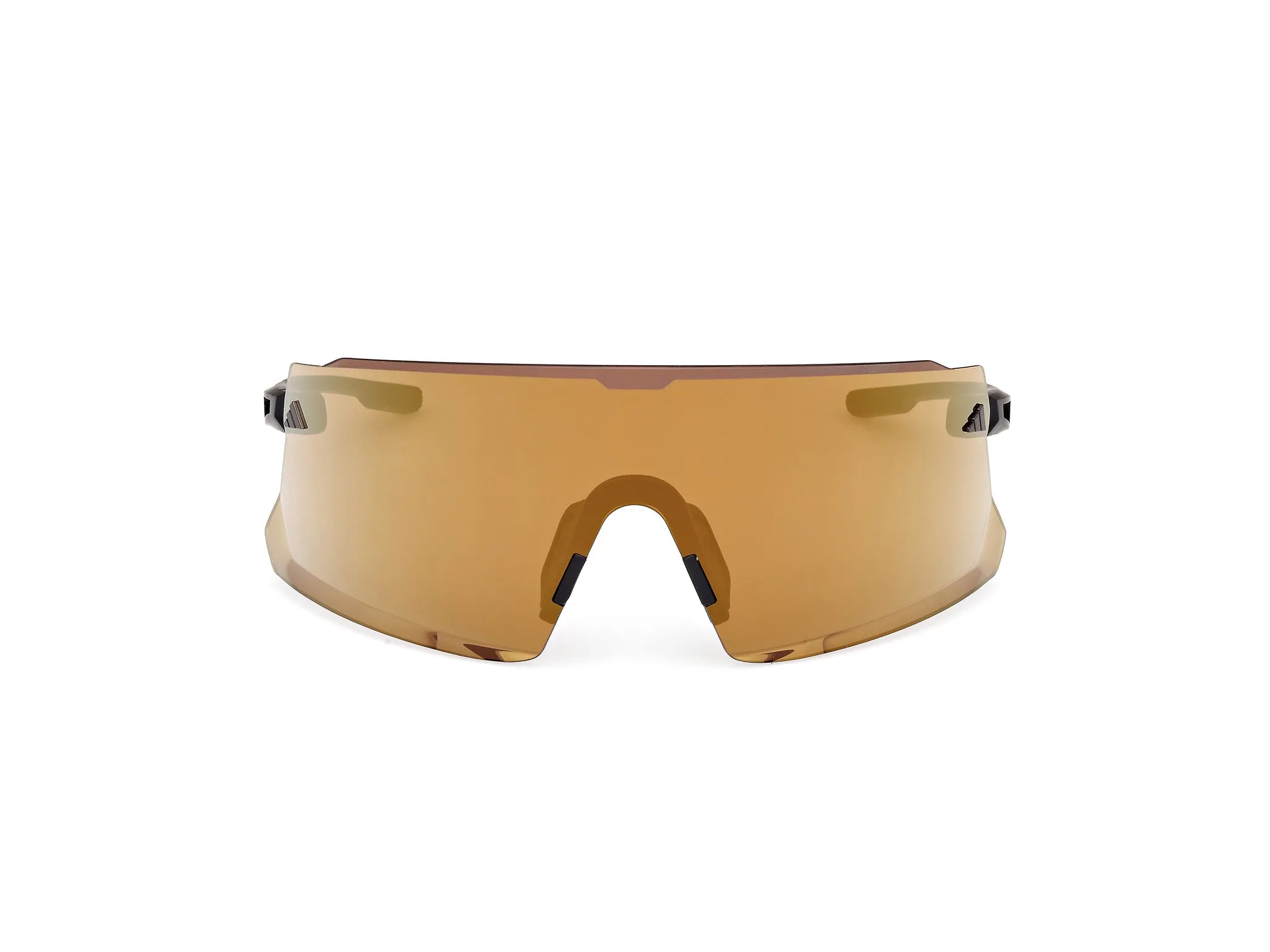Adidas Sport SP0100 DUNAMIS PRO 02G Occhiali da sole Iniettato Nero Marrone Maschera Normale - immagine 2