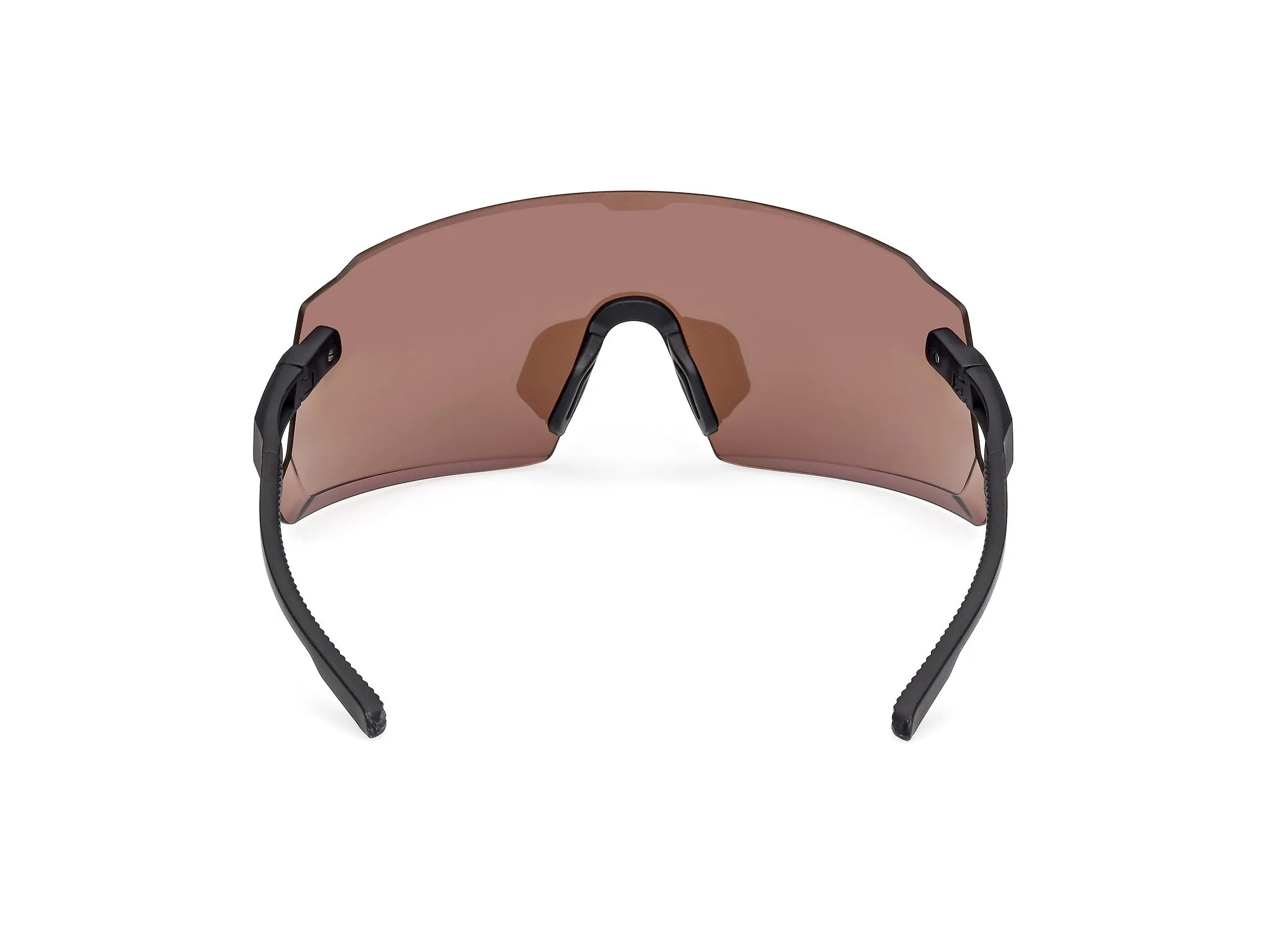 Adidas Sport SP0100 DUNAMIS PRO 02G Occhiali da sole Iniettato Nero Marrone Maschera Normale - immagine 4