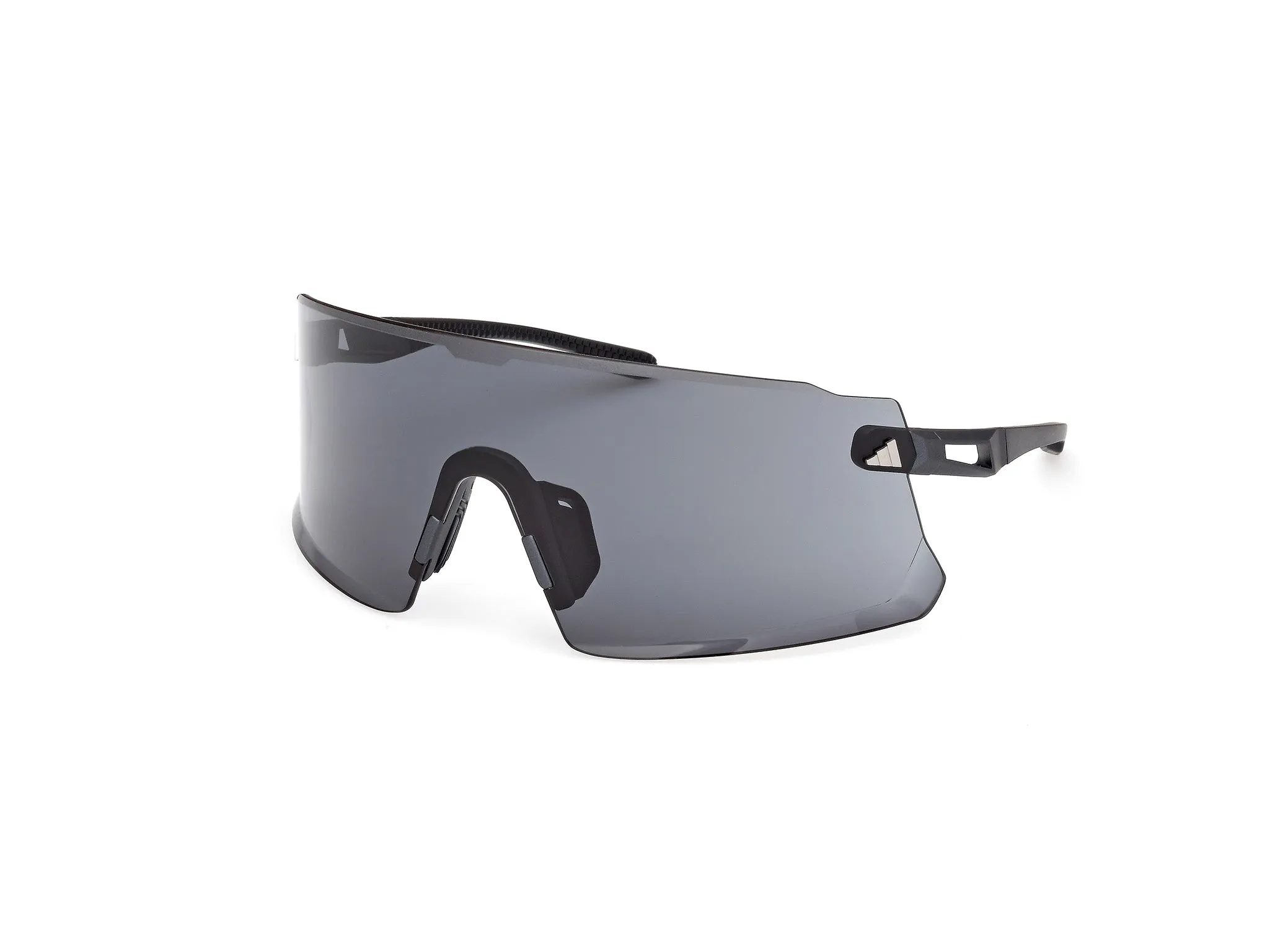 Adidas Sport SP0100 DUNAMIS PRO 02A Occhiali da sole Iniettato Nero Fumo Maschera Normale - immagine 1