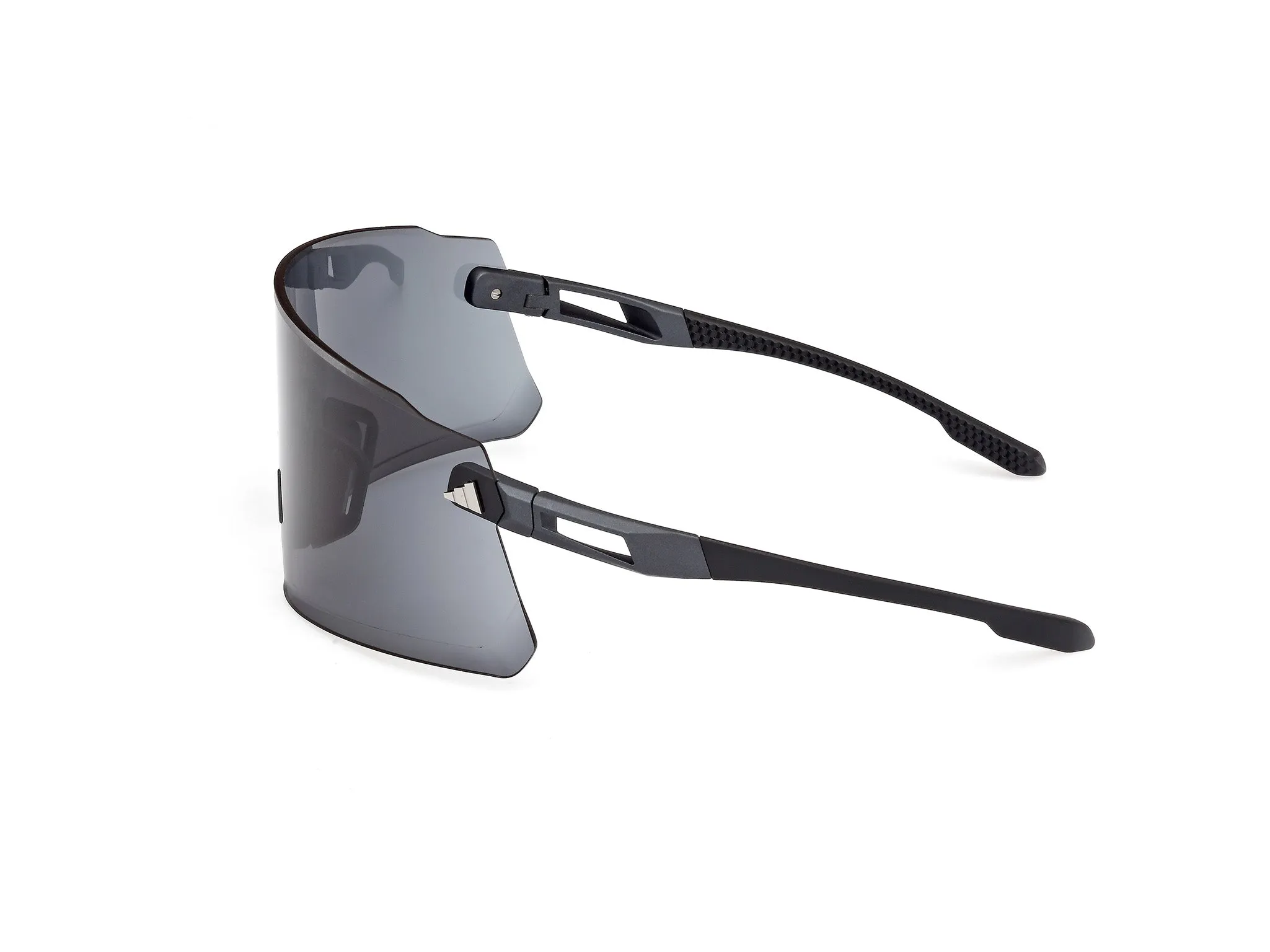 Adidas Sport SP0100 DUNAMIS PRO 02A Occhiali da sole Iniettato Nero Fumo Maschera Normale - immagine 3