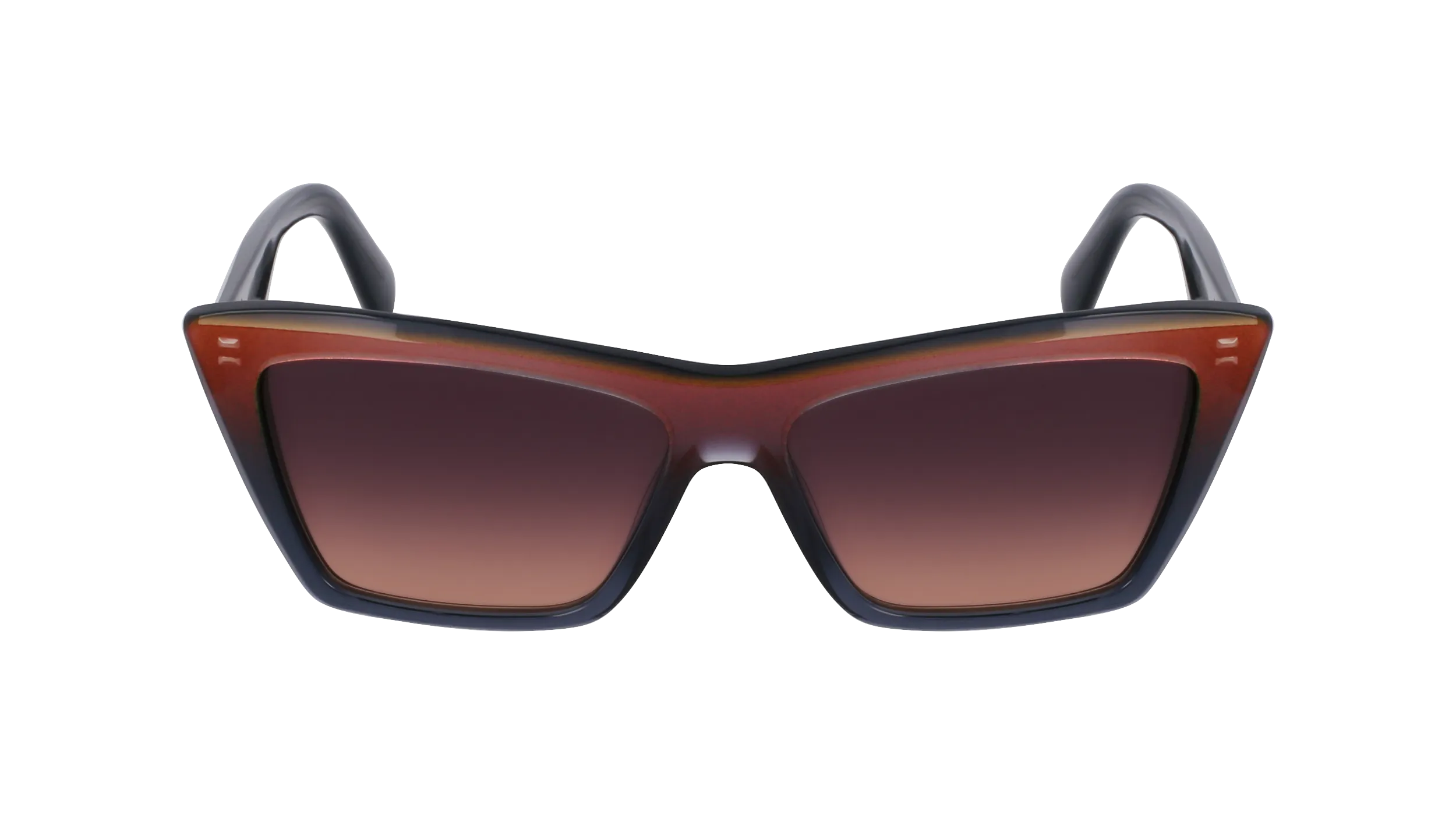 Liu Jo LJ802S 620 Occhiali da sole Acetato Rosso Squadrata Normale - immagine 2