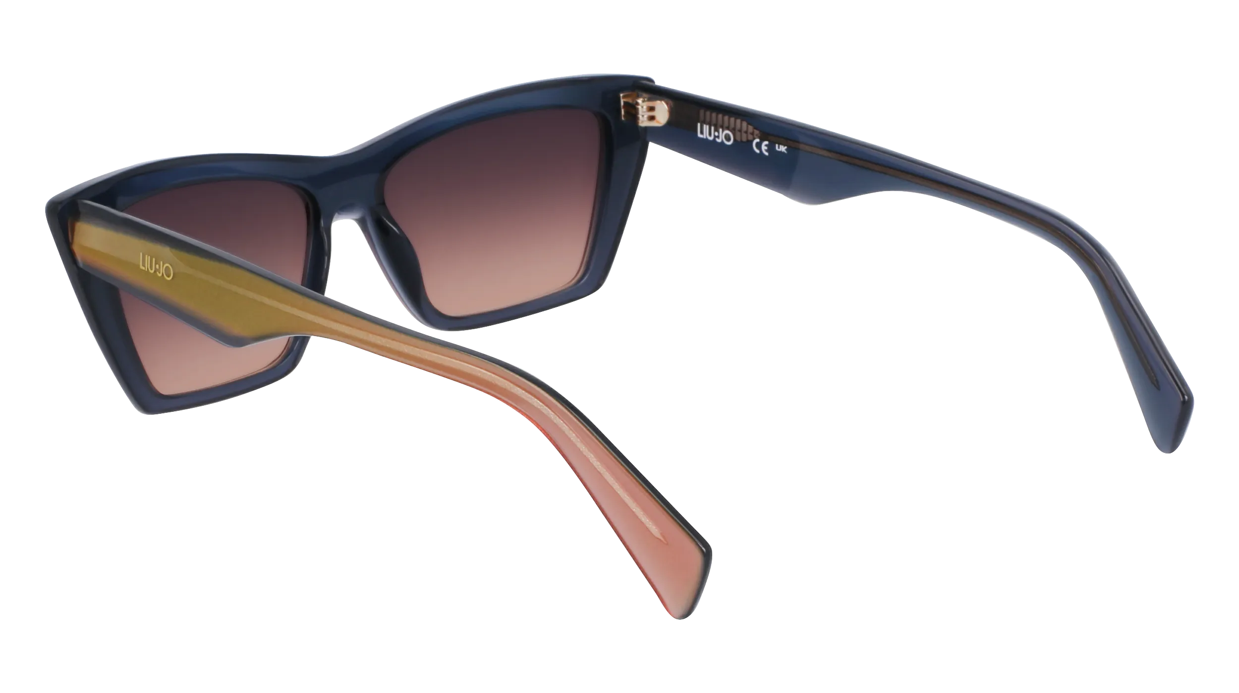 Liu Jo LJ802S 620 Occhiali da sole Acetato Rosso Squadrata Normale - immagine 4