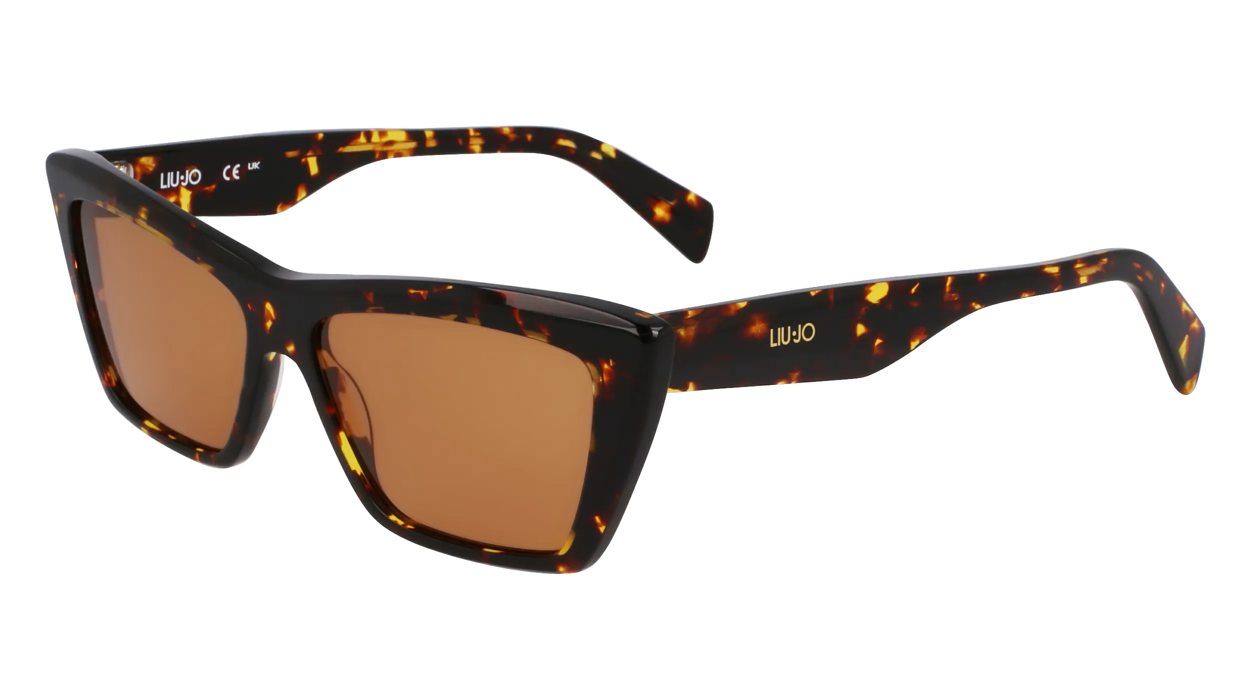 Liu Jo LJ802S 244 Occhiali da sole Acetato Havana Marrone Squadrata Normale - immagine 1