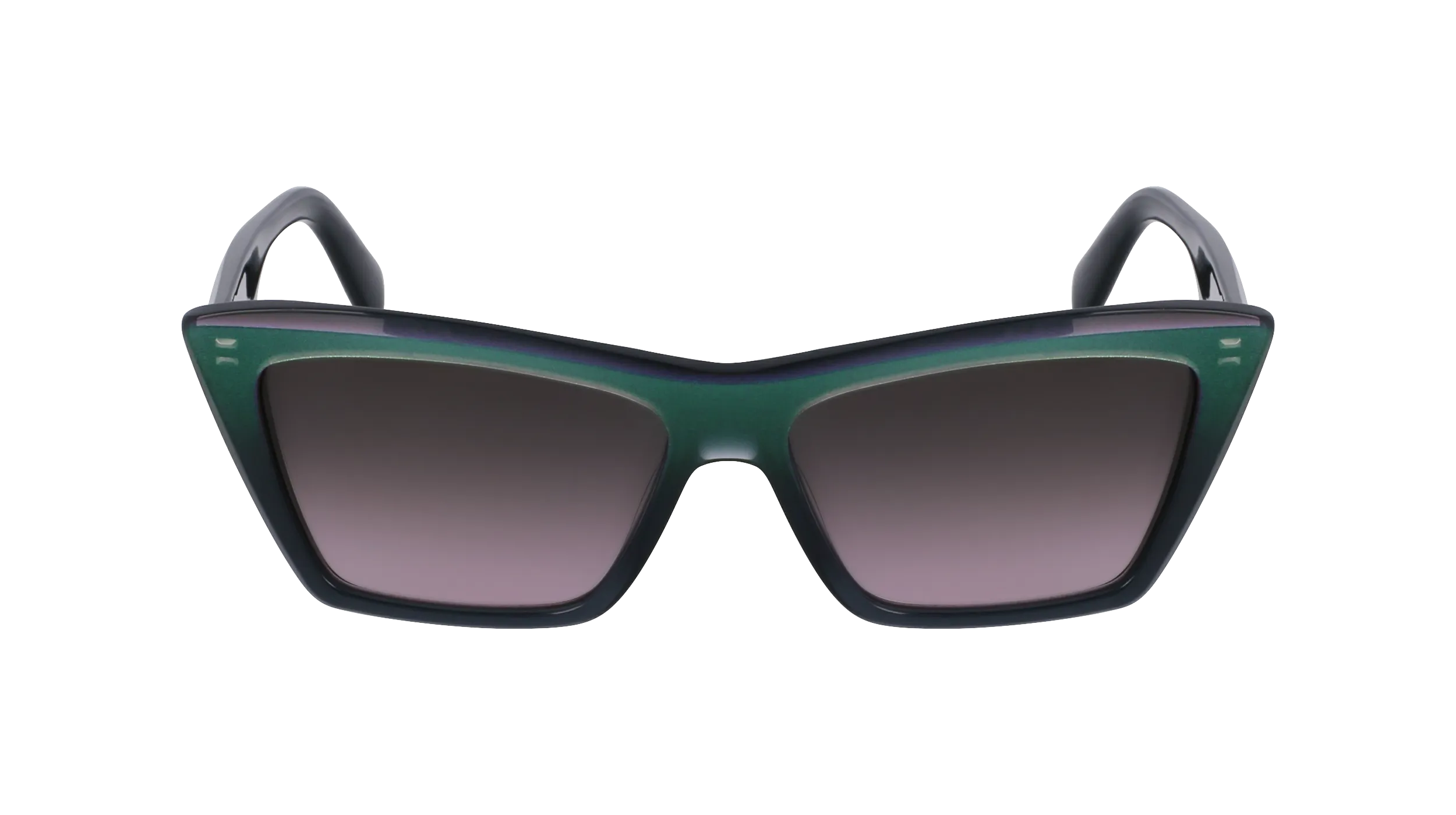 Liu Jo LJ802S 314 Occhiali da sole Acetato Verde Verde Squadrata Normale - immagine 2
