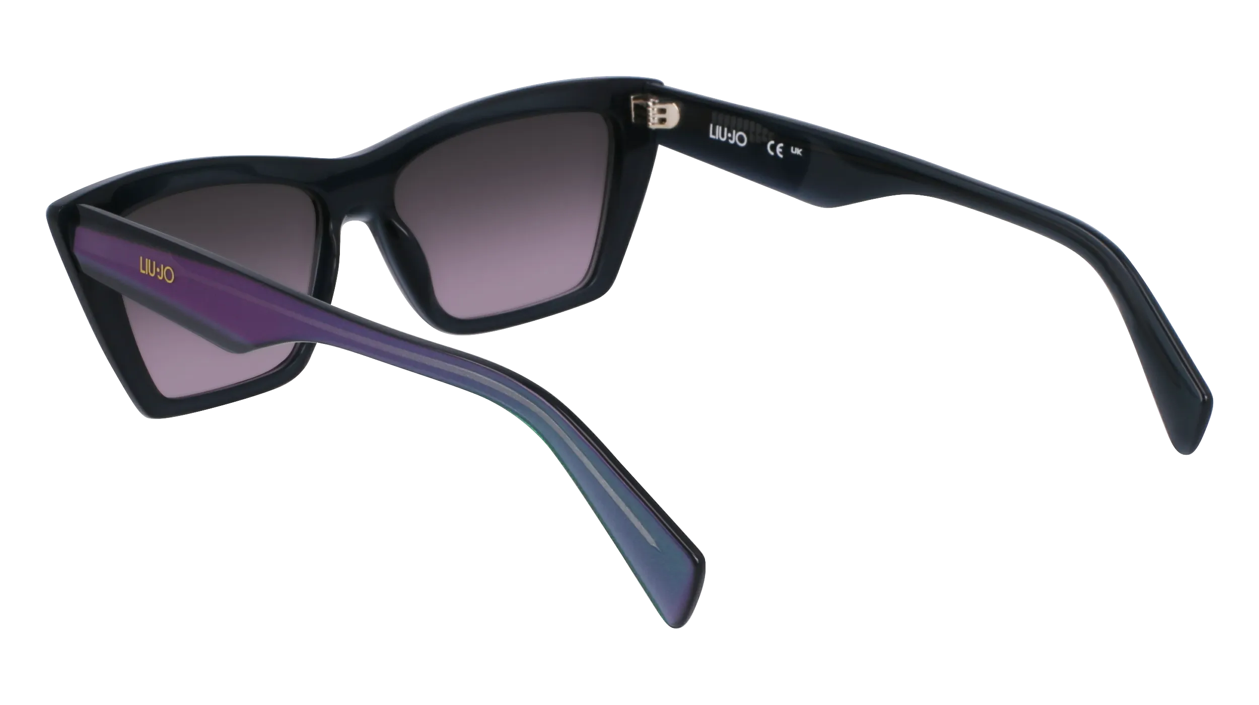 Liu Jo LJ802S 314 Occhiali da sole Acetato Verde Verde Squadrata Normale - immagine 4